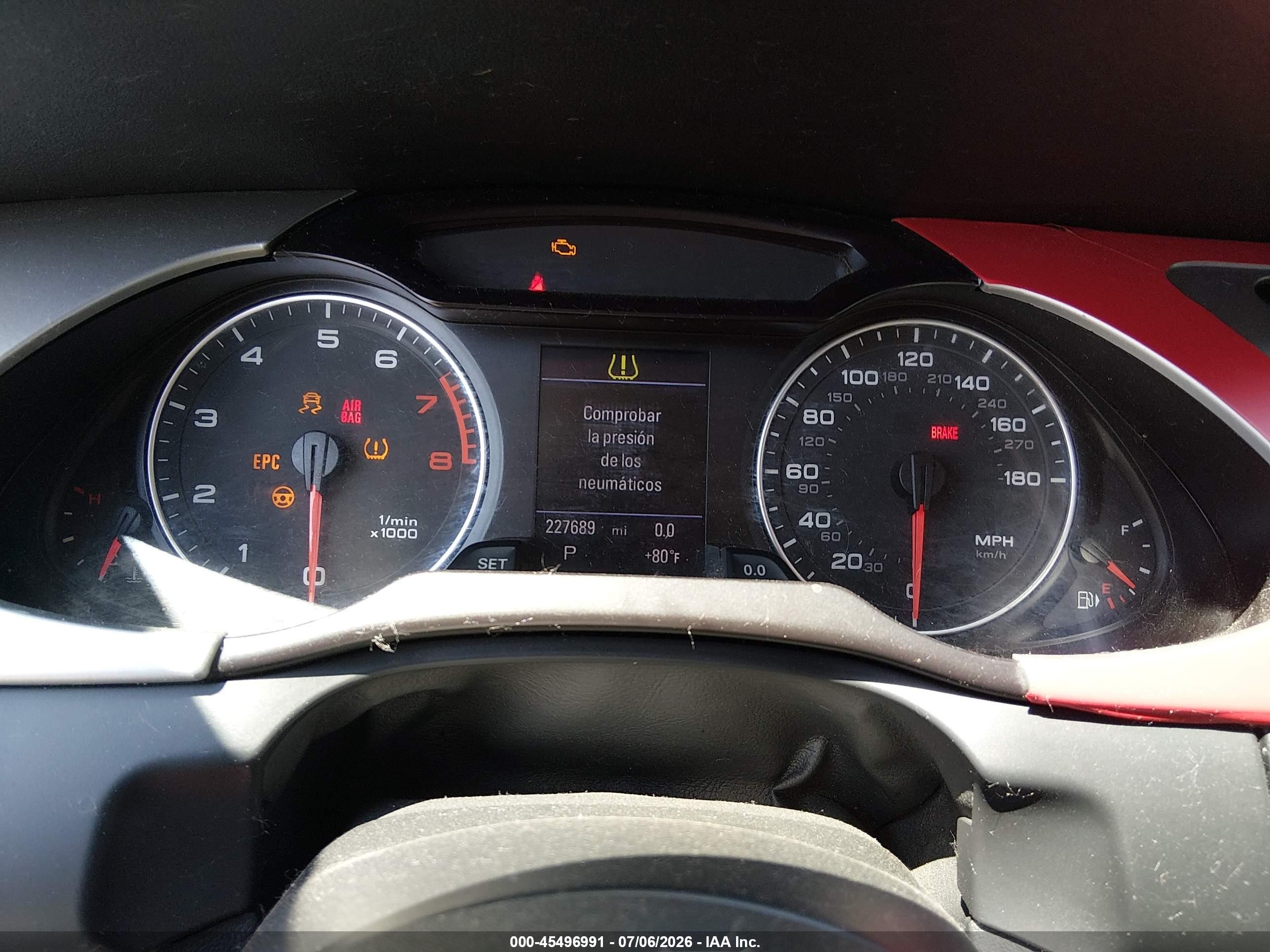 2009 Audi A4 3.2 Premium Plus Black vin: WAUMK78K49A132516
