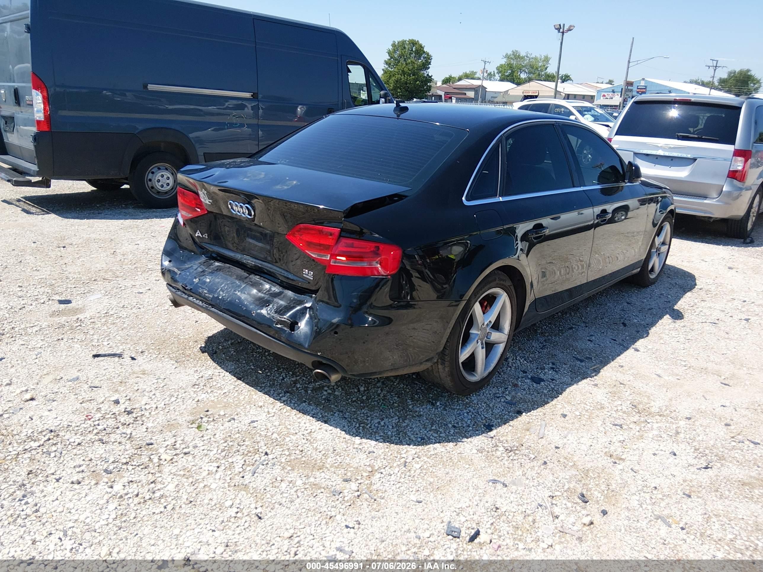 2009 Audi A4 3.2 Premium Plus Black vin: WAUMK78K49A132516