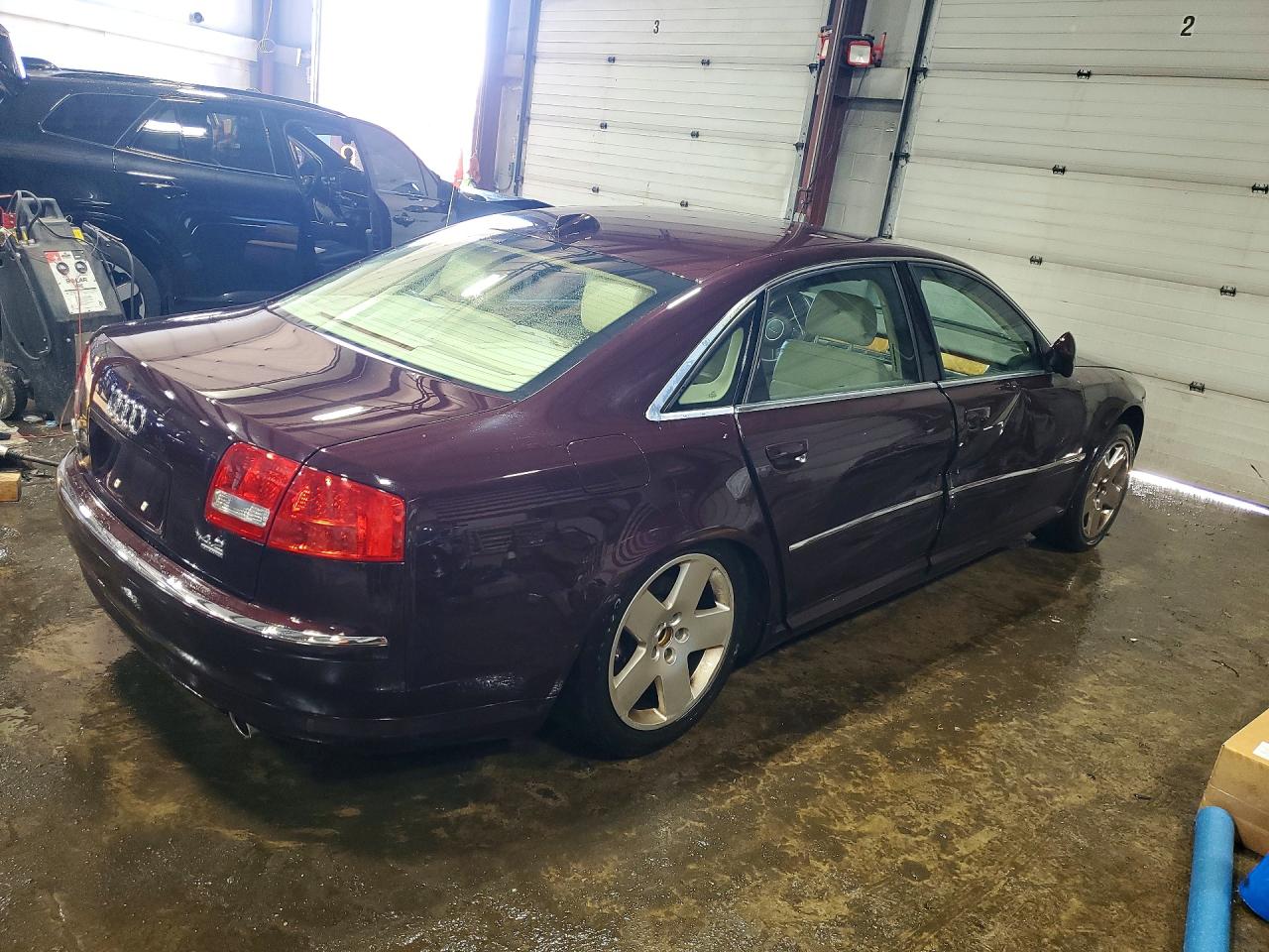 2004 Audi A8 L Quattro Burgundy vin: WAUML44E54N004458