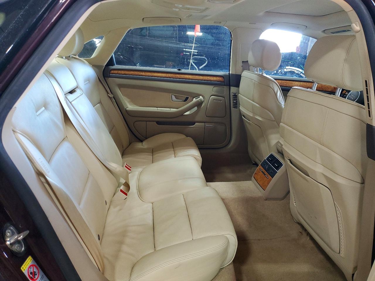 2004 Audi A8 L Quattro Burgundy vin: WAUML44E54N004458
