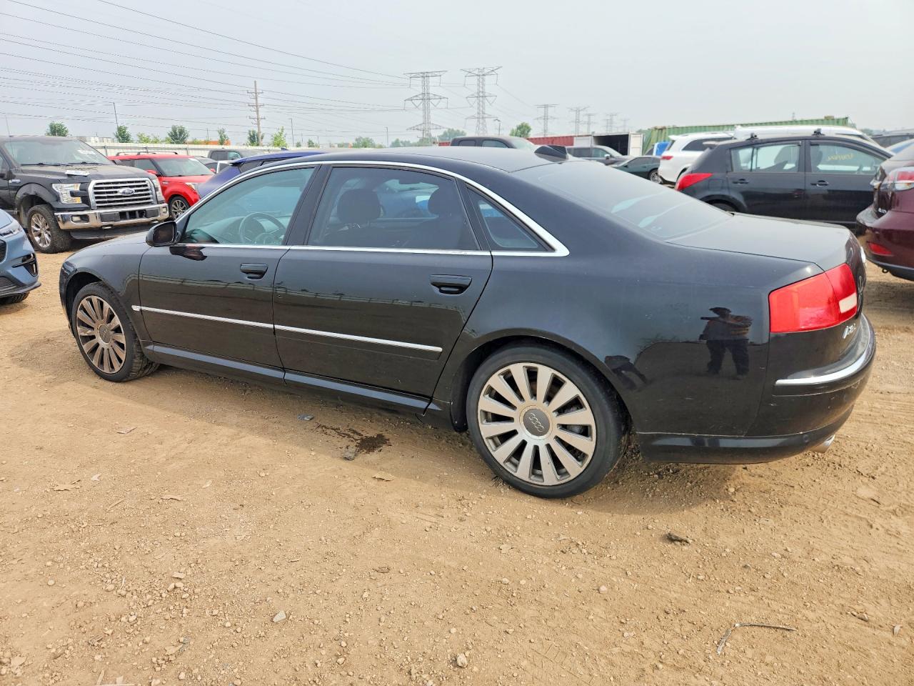 2004 Audi A8 L Quattro Black vin: WAUML44E64N016232