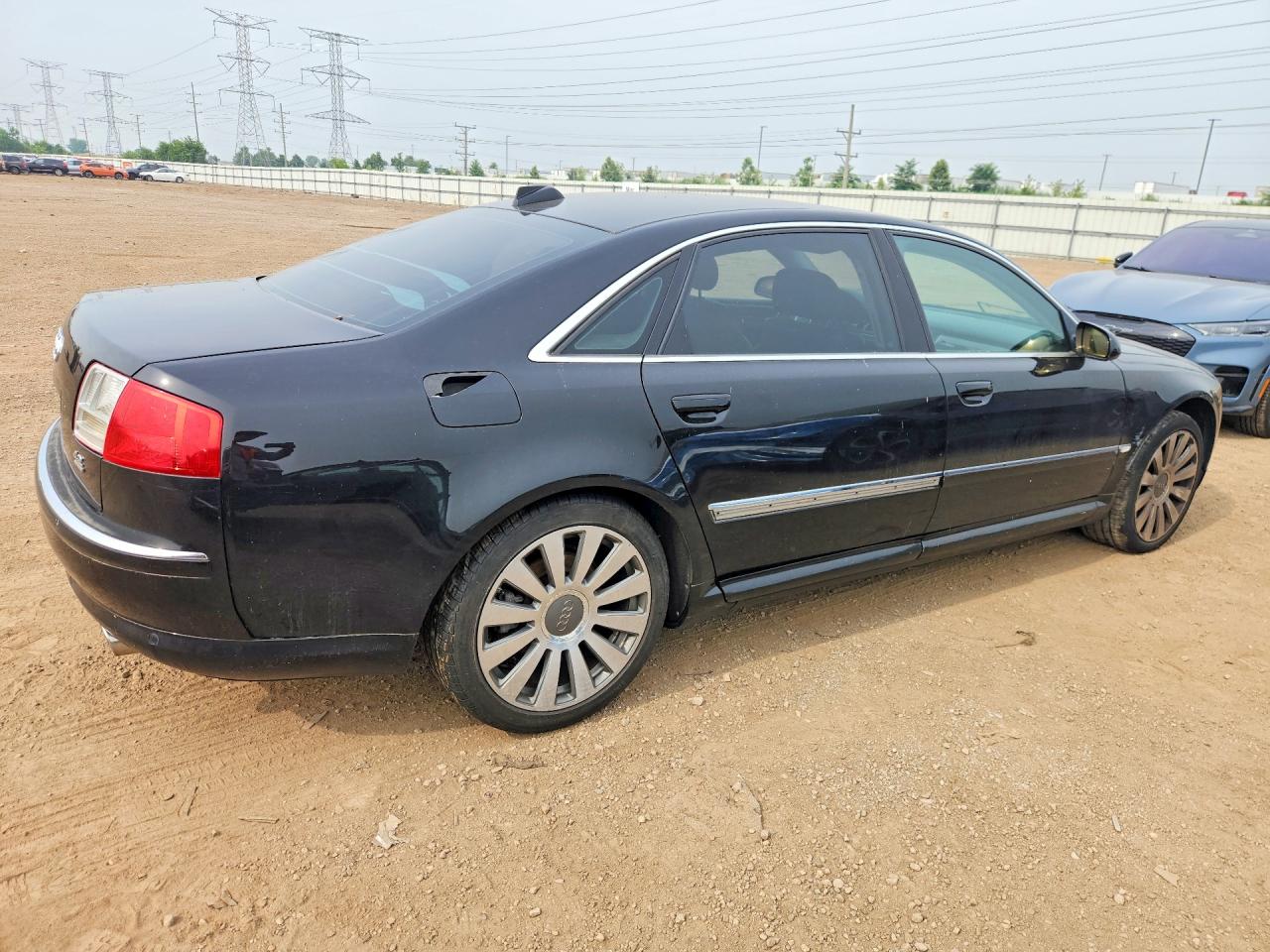 2004 Audi A8 L Quattro Black vin: WAUML44E64N016232