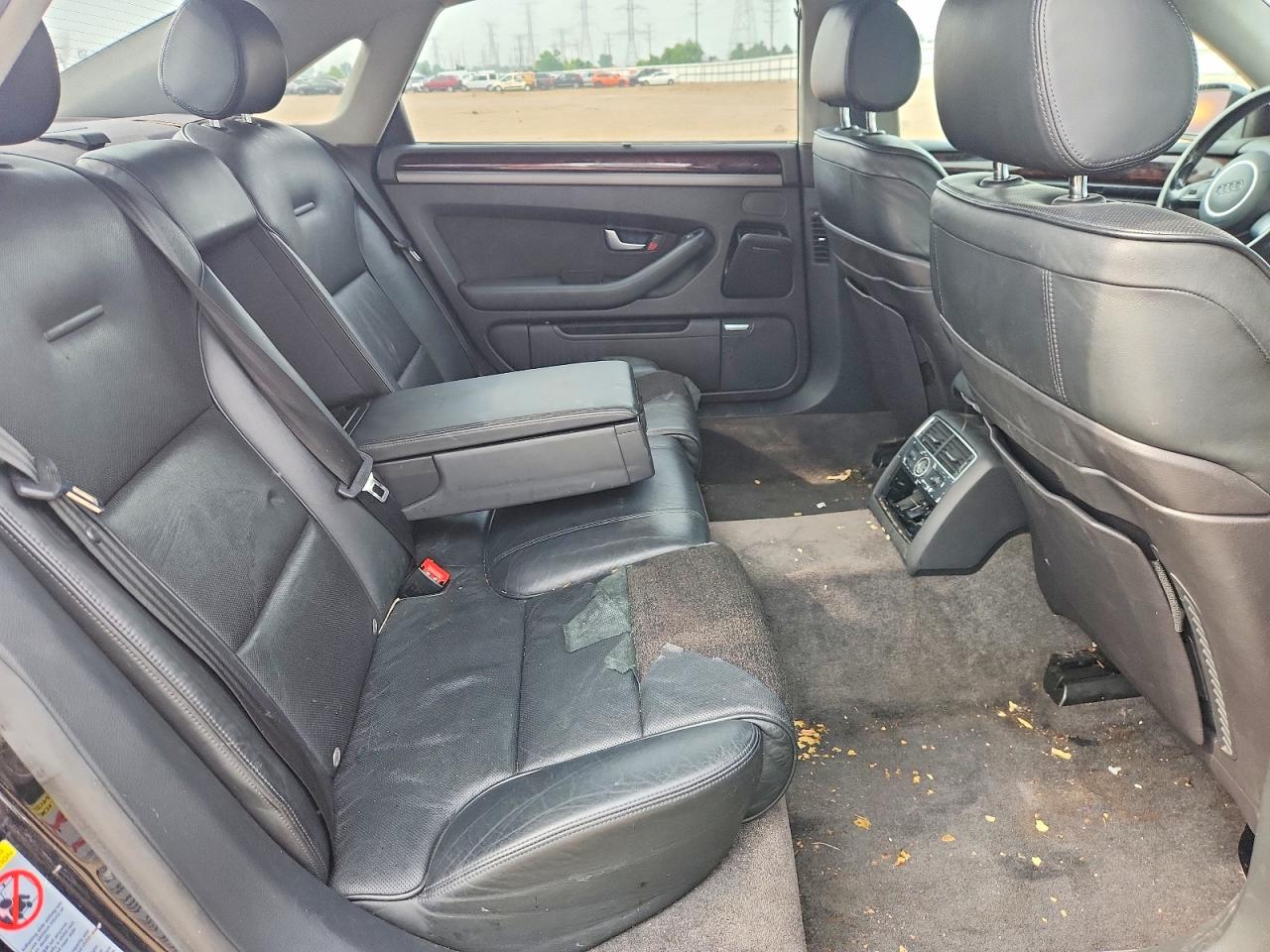 2004 Audi A8 L Quattro Black vin: WAUML44E64N016232