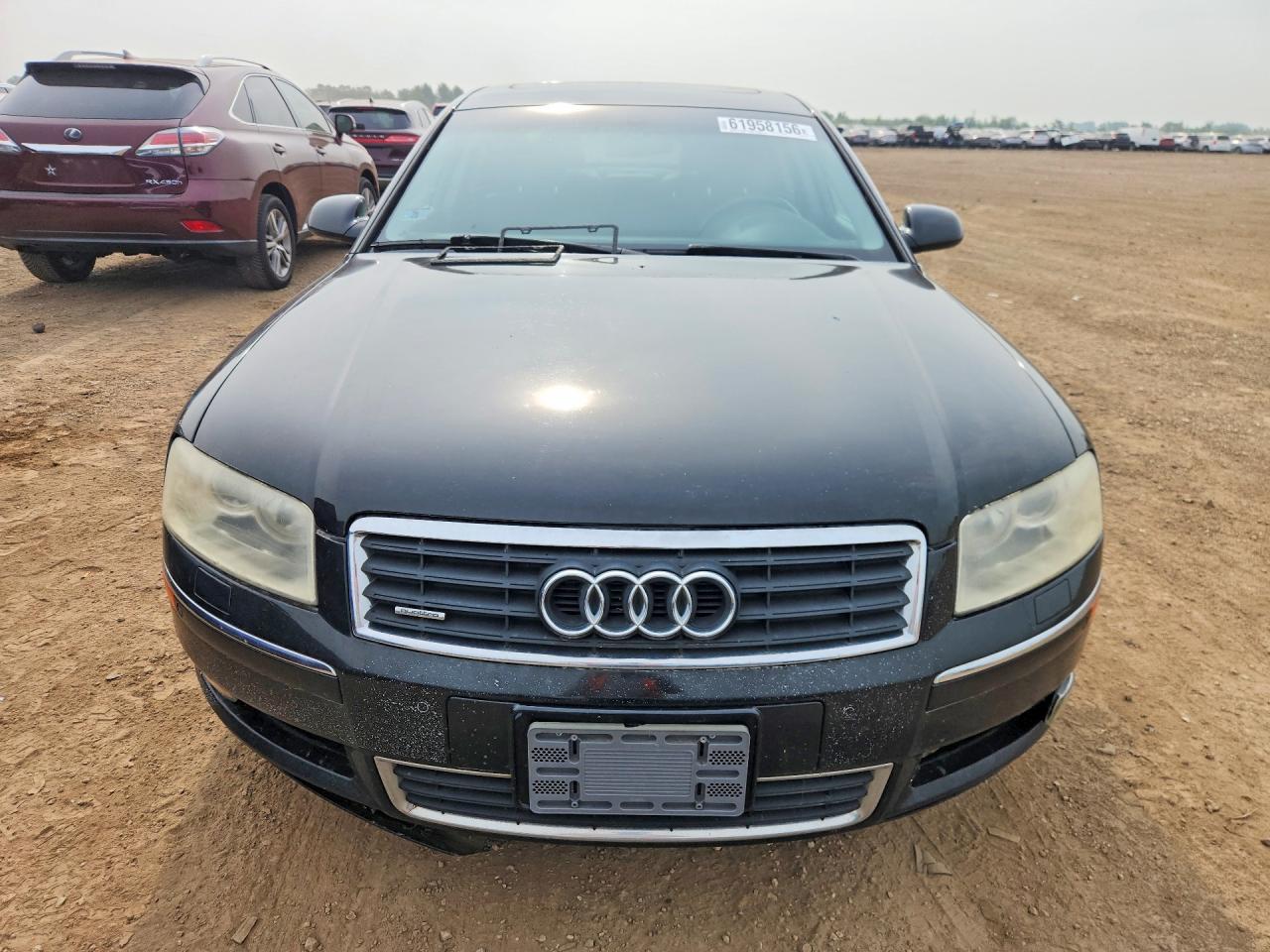 2004 Audi A8 L Quattro Black vin: WAUML44E64N016232