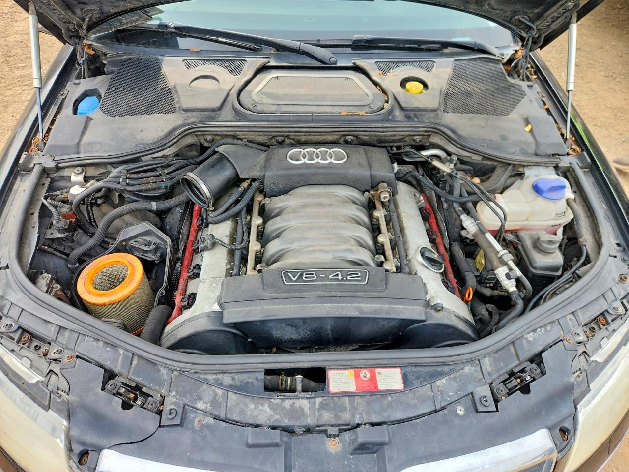 2004 Audi A8 L Quattro Black vin: WAUML44E64N016232