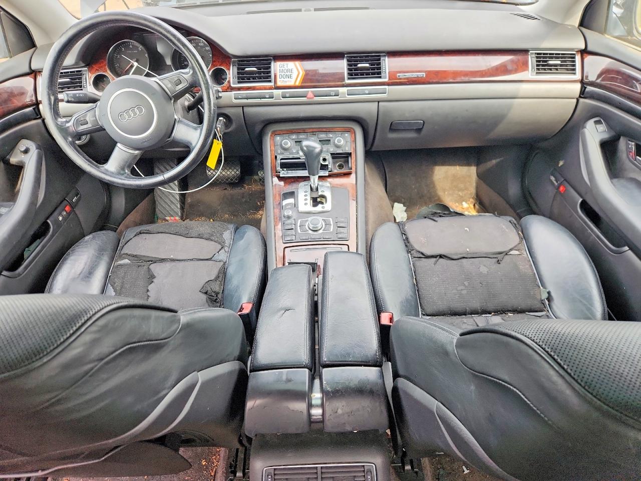 2004 Audi A8 L Quattro Black vin: WAUML44E64N016232