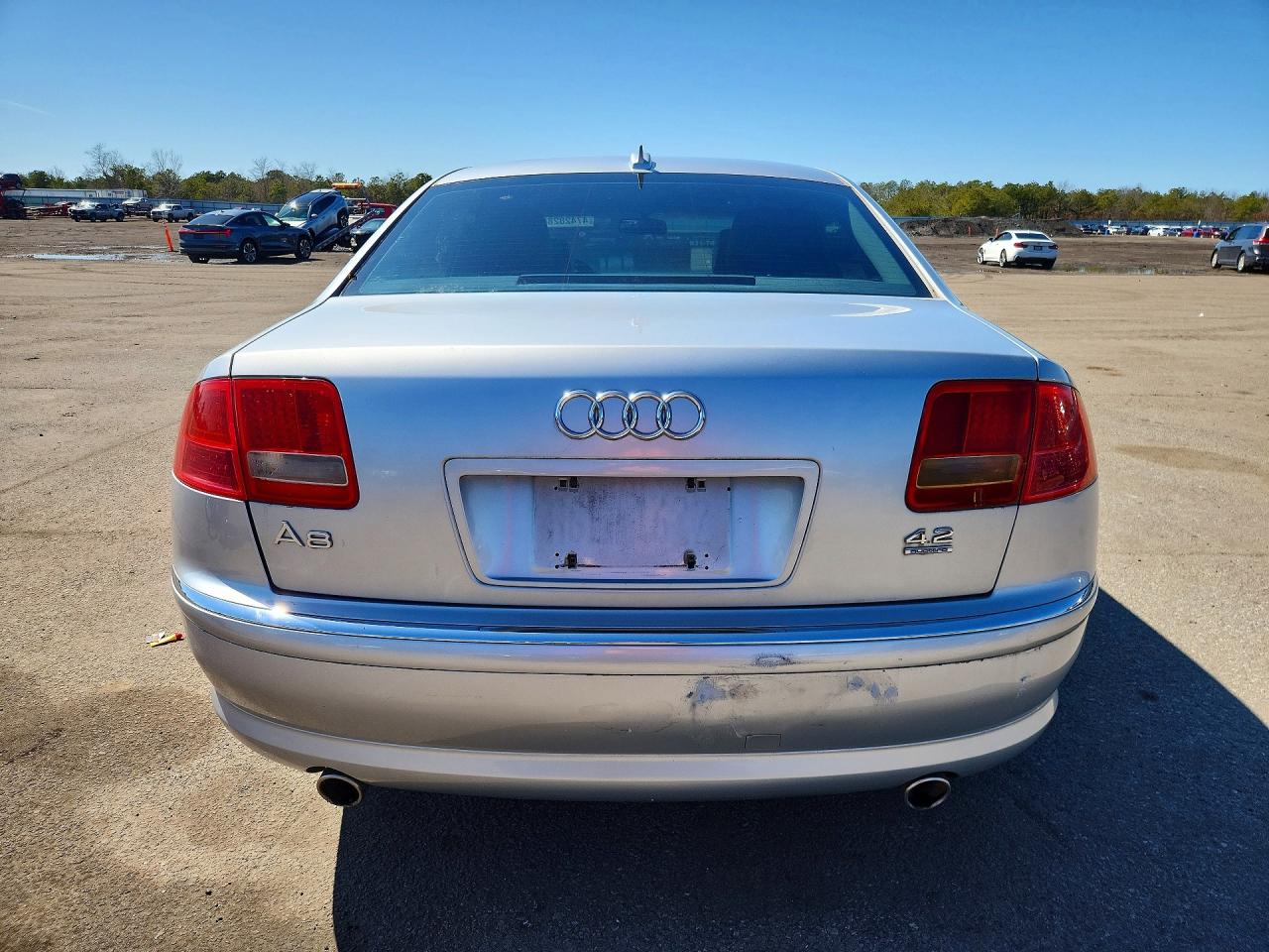 2005 Audi A8 Silver vin: WAUML44E65N012960