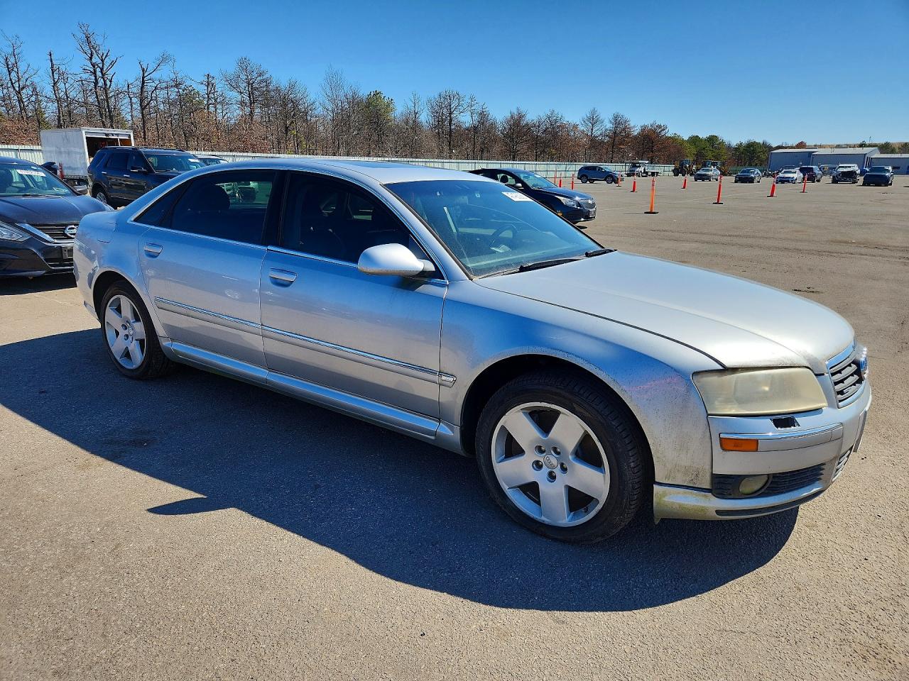 2005 Audi A8 Silver vin: WAUML44E65N012960
