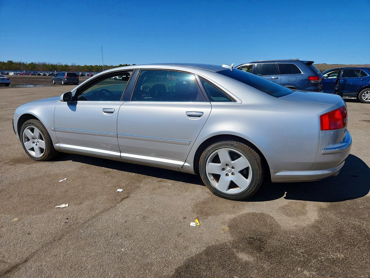 2005 Audi A8 Silver vin: WAUML44E65N012960