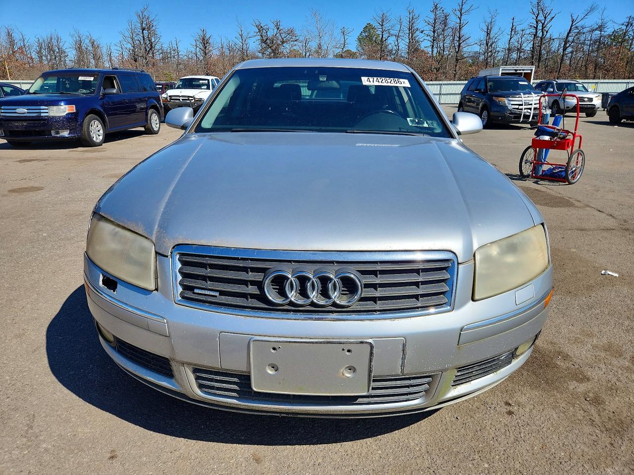 2005 Audi A8 Silver vin: WAUML44E65N012960