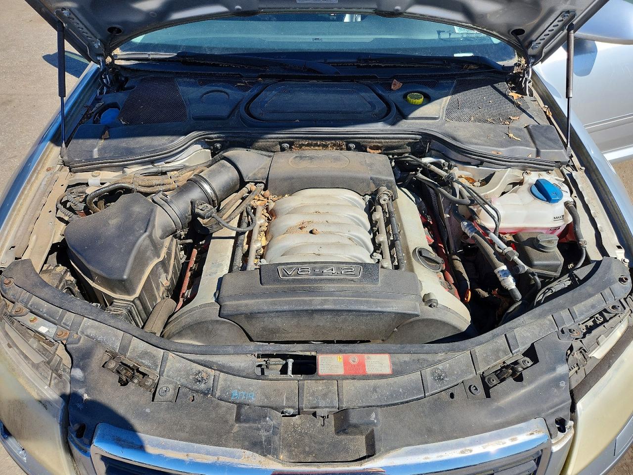 2005 Audi A8 Silver vin: WAUML44E65N012960