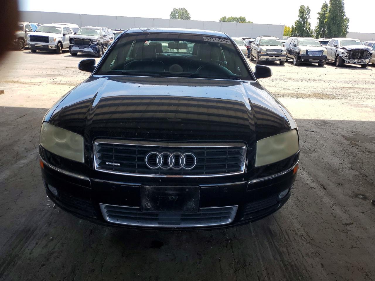 2004 Audi A8 L Quattro Black vin: WAUML44E74N017471