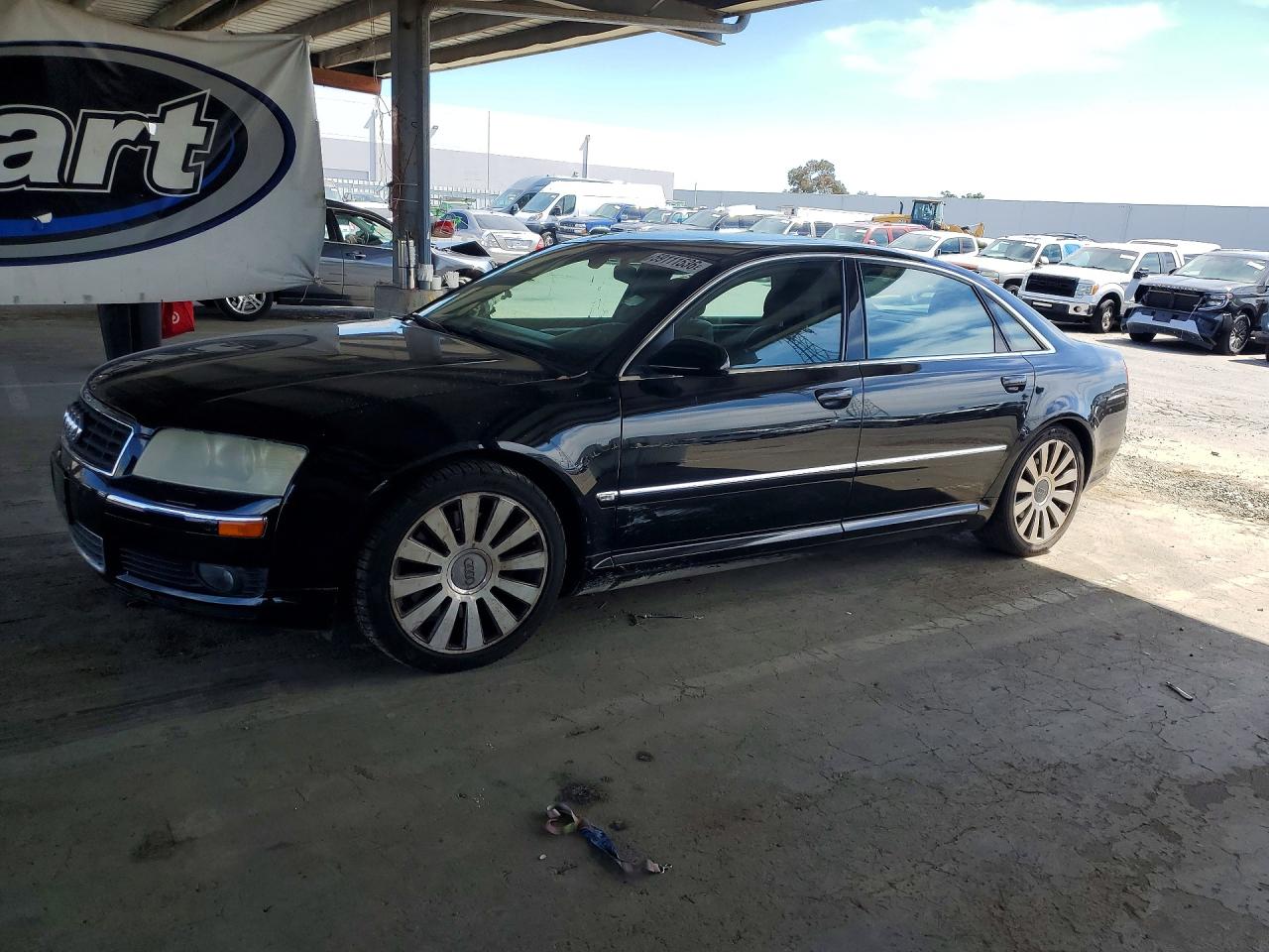 2004 Audi A8 L Quattro Black vin: WAUML44E74N017471