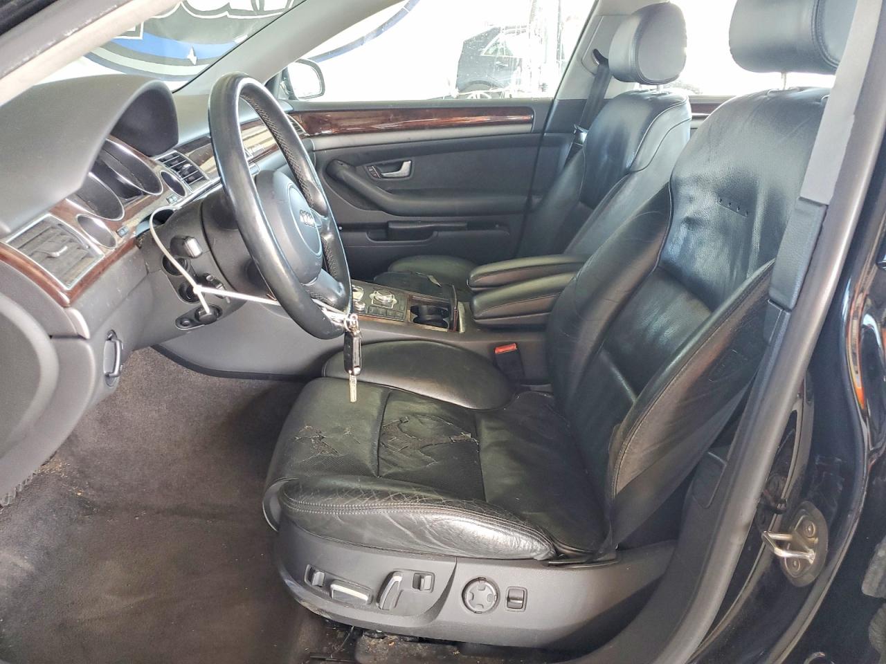 2004 Audi A8 L Quattro Black vin: WAUML44E74N017471