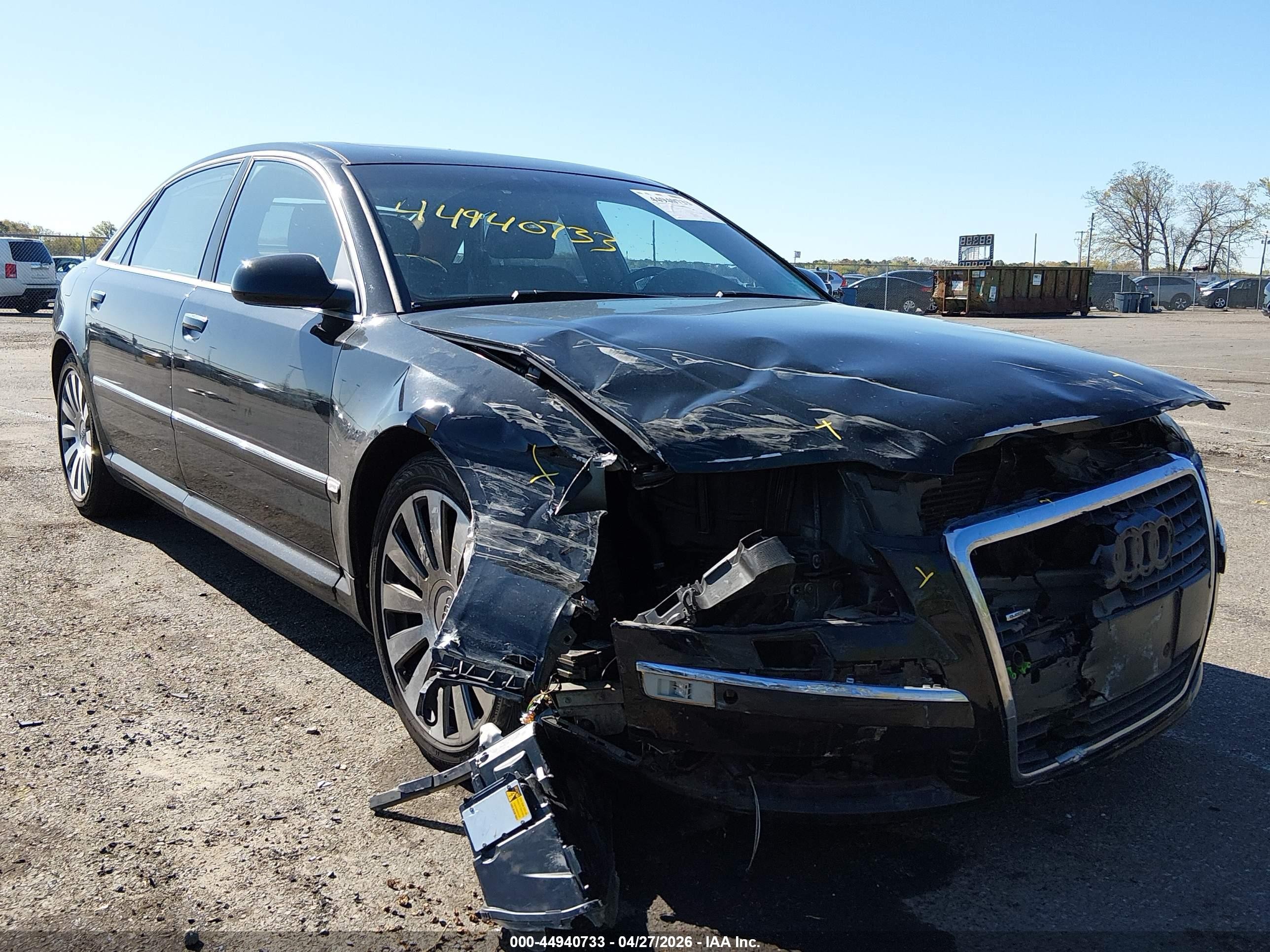 2006 Audi A8 L 4.2 Black vin: WAUML44E86N019619