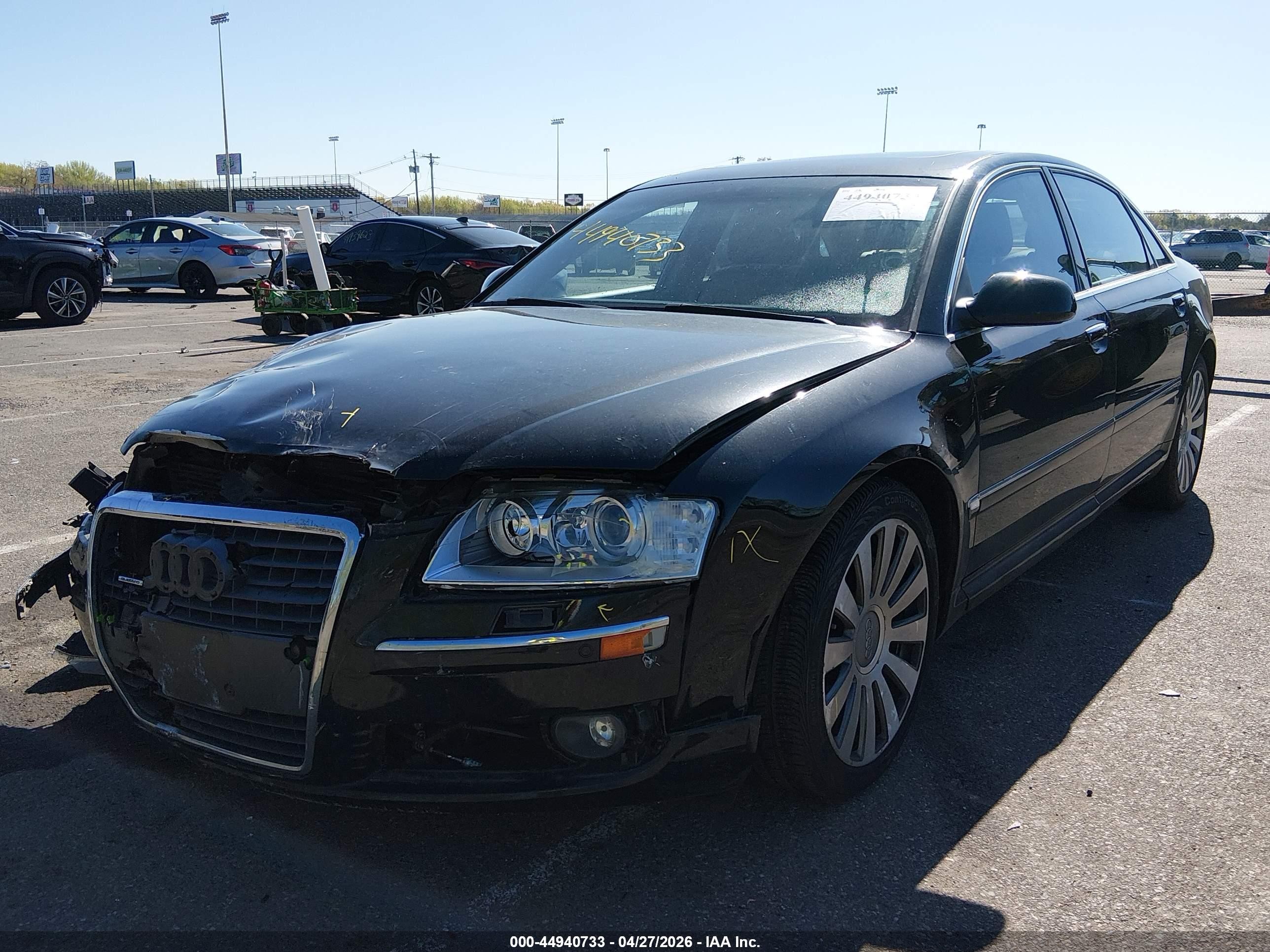 2006 Audi A8 L 4.2 Black vin: WAUML44E86N019619