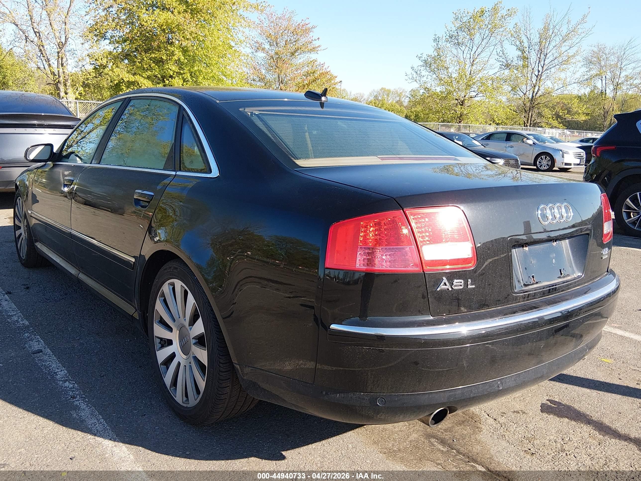 2006 Audi A8 L 4.2 Black vin: WAUML44E86N019619