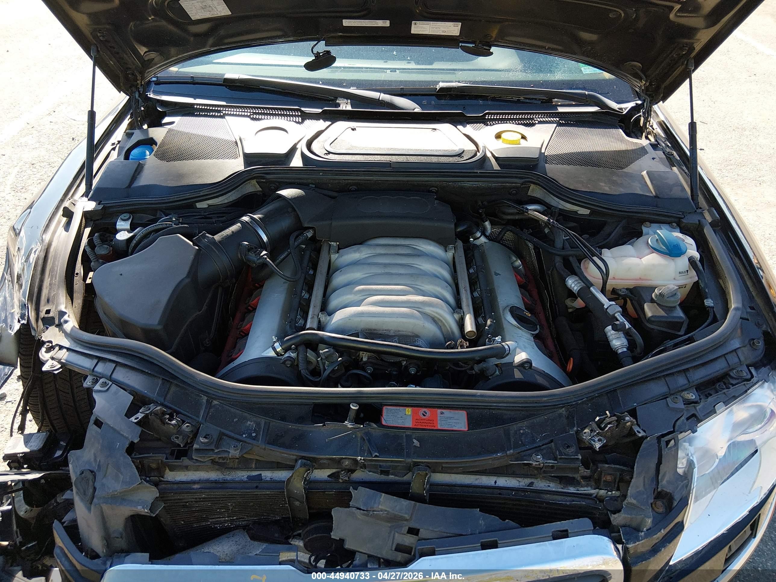 2006 Audi A8 L 4.2 Black vin: WAUML44E86N019619