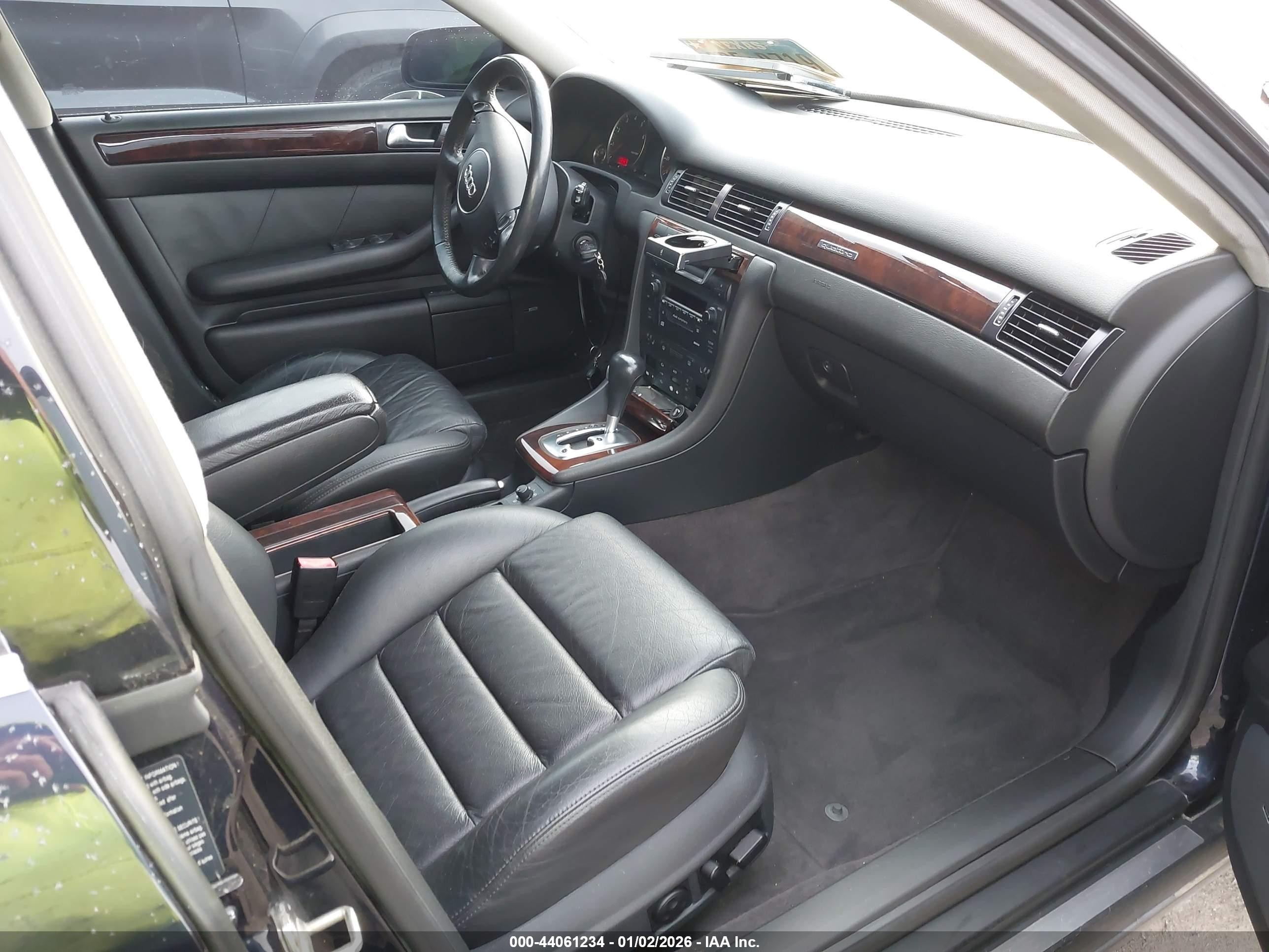 2002 Audi A6 4.2l Dark Blue vin: WAUML54B82N031999