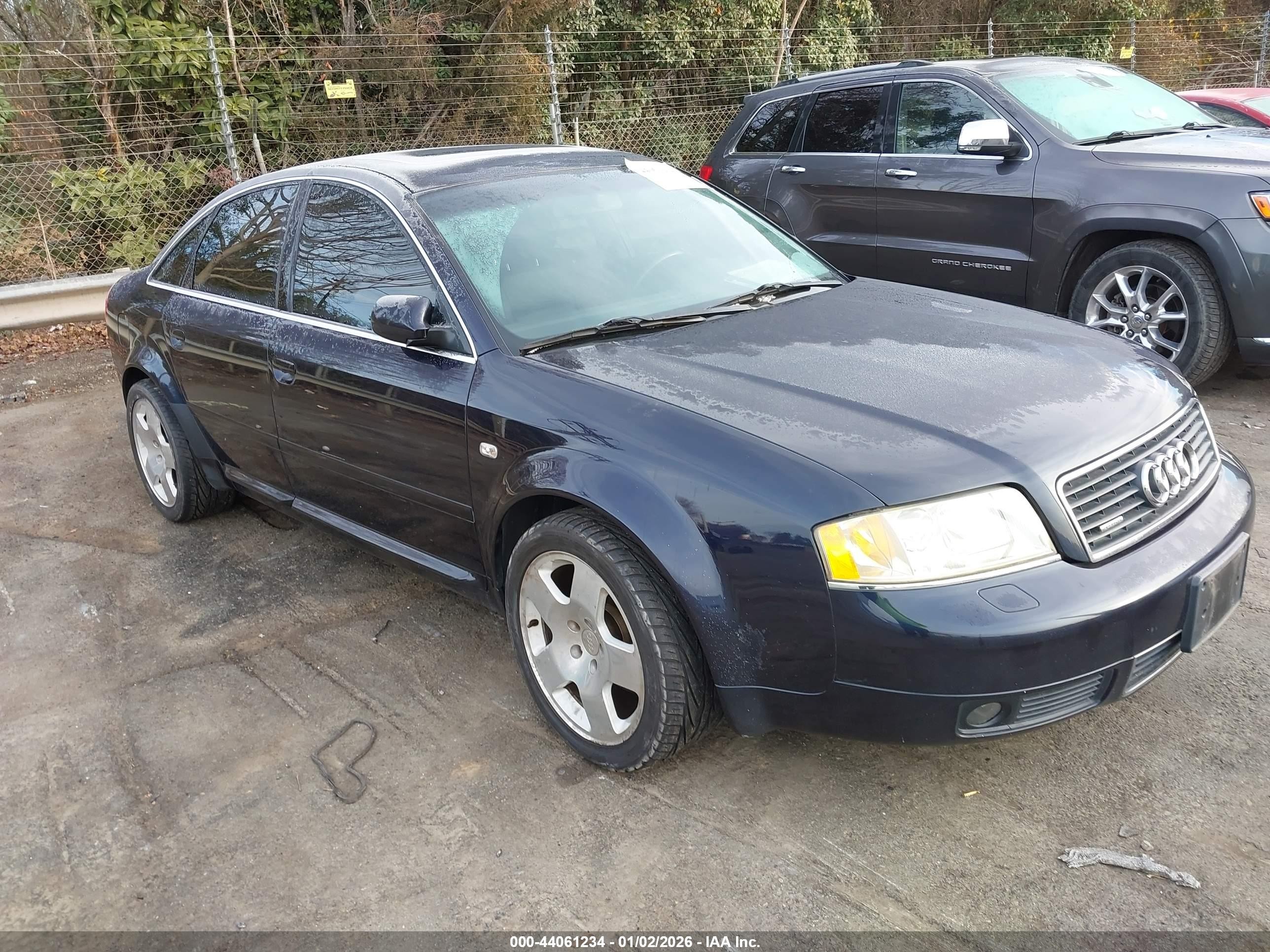 2002 Audi A6 4.2l Dark Blue vin: WAUML54B82N031999