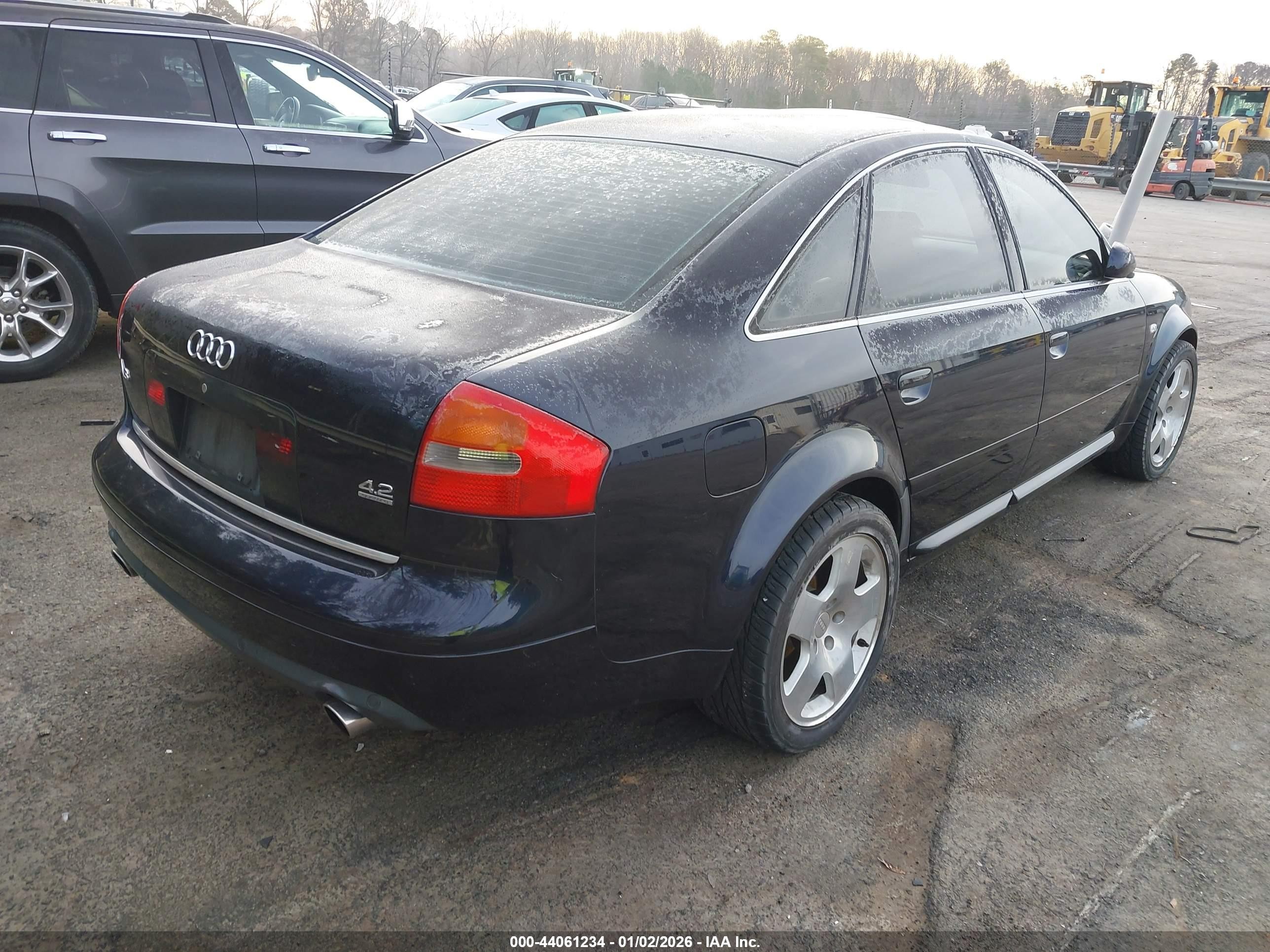 2002 Audi A6 4.2l Dark Blue vin: WAUML54B82N031999