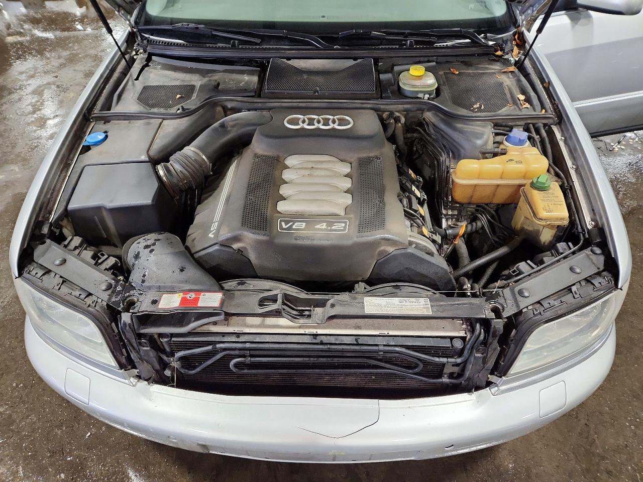 2001 Audi A8 L Quattro Silver vin: WAUML54D11N004420