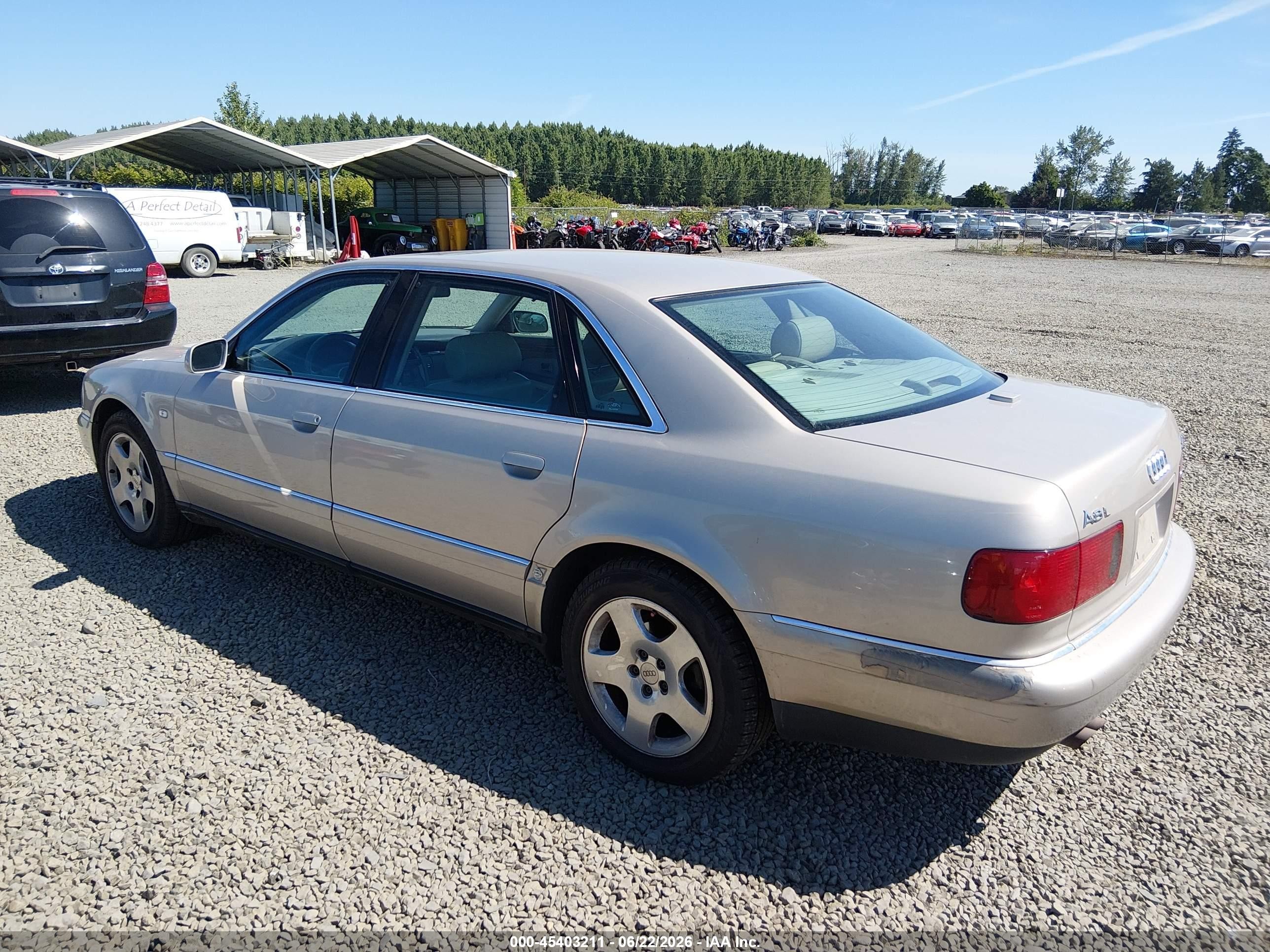 2001 Audi A8 4.2 Brown vin: WAUML54D71N002798