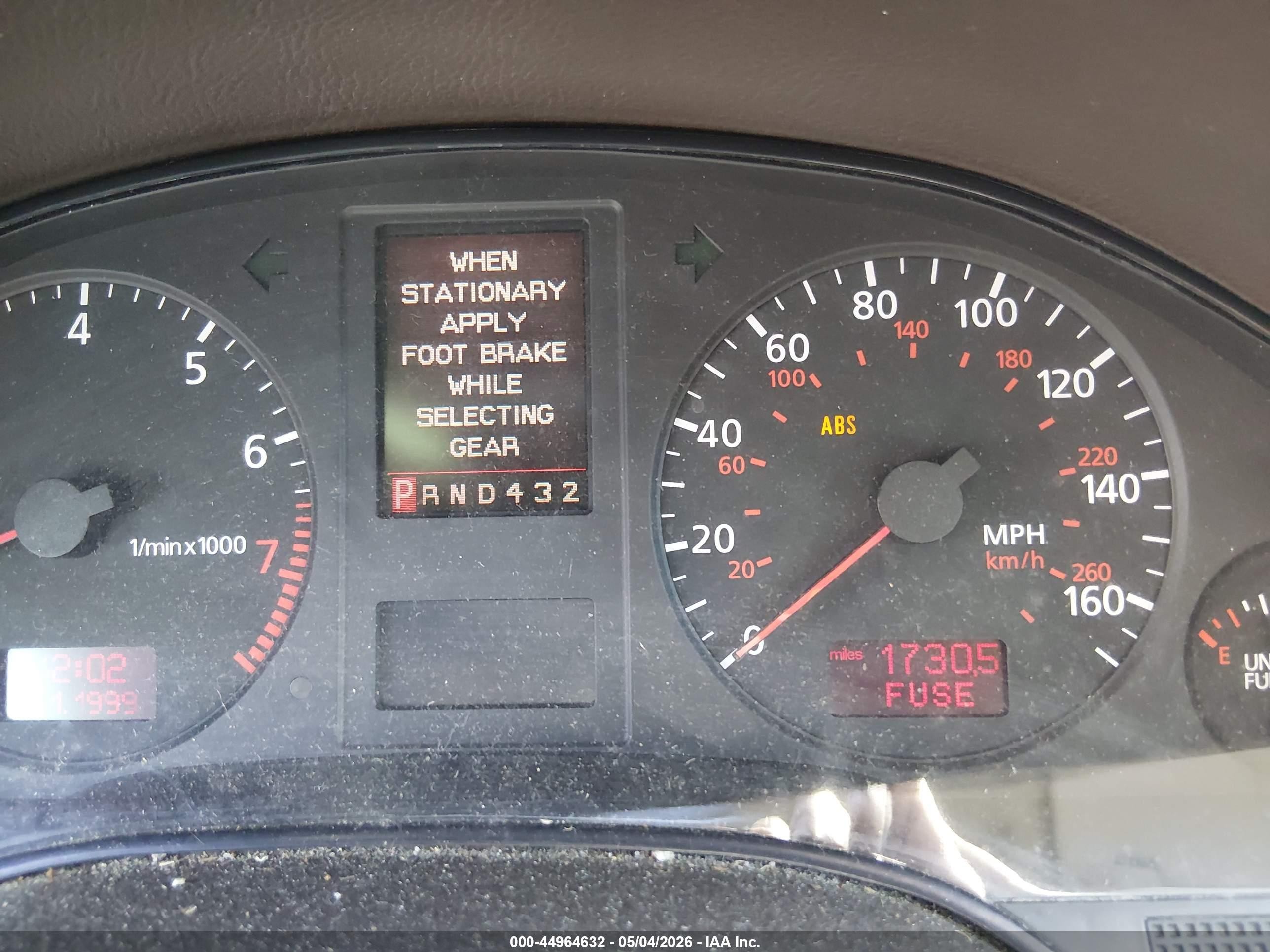 2001 Audi A8 4.2 Pewter vin: WAUML54D71N008651