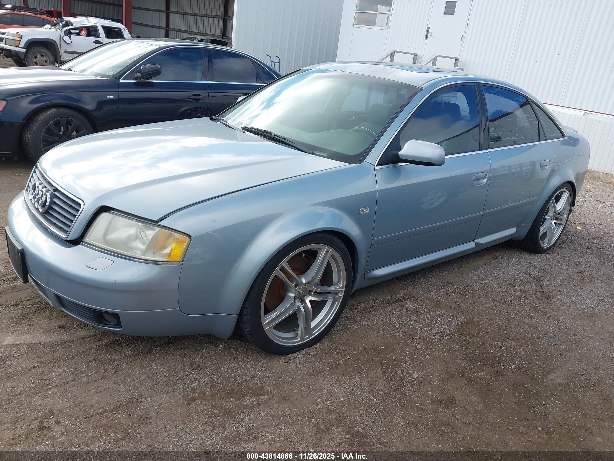 2002 Audi A6 4.2l Light Blue vin: WAUML64B02N036023