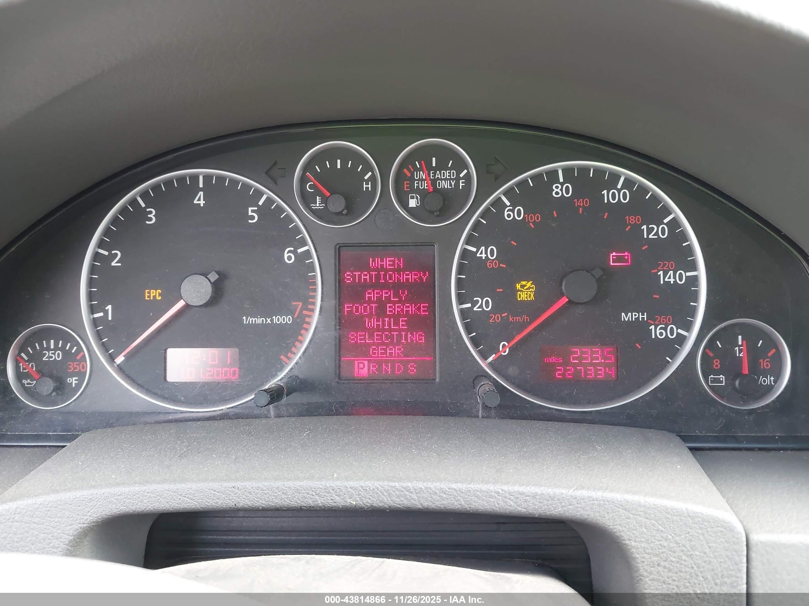 2002 Audi A6 4.2l Light Blue vin: WAUML64B02N036023