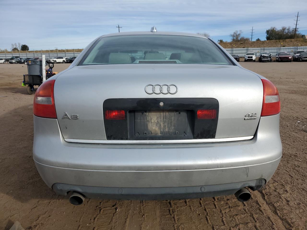 2004 Audi A6 4.2 Quattro Silver vin: WAUML64B54N061809