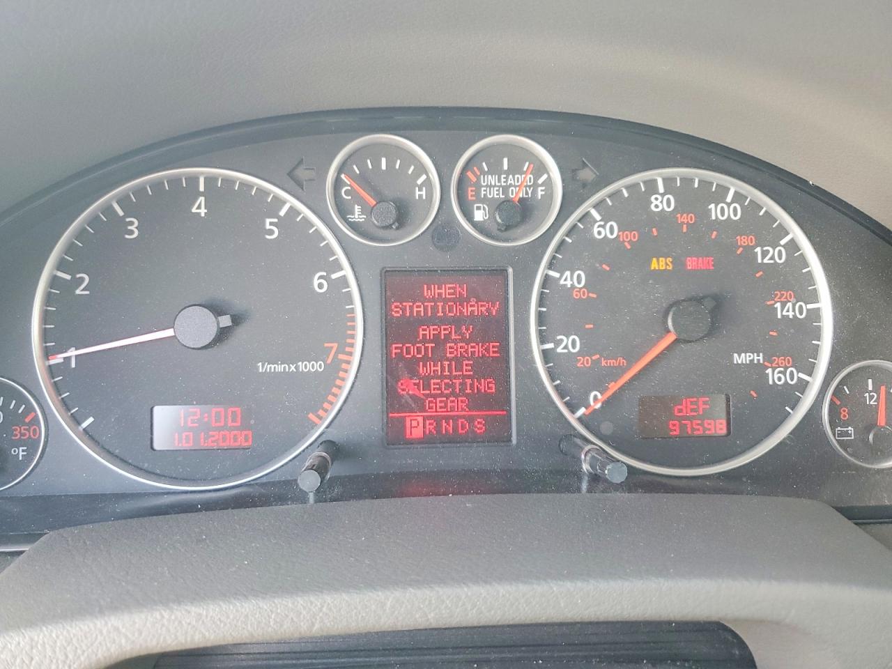 2002 Audi A6 4.2 Quattro Silver vin: WAUML64B72N133204