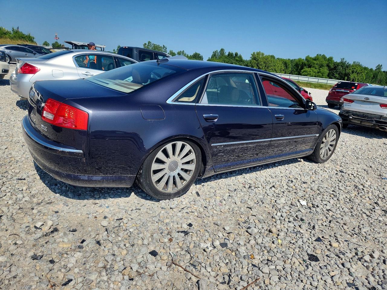 2005 Audi A8 L W12 Quattro Charcoal vin: WAUMR44E35N015992