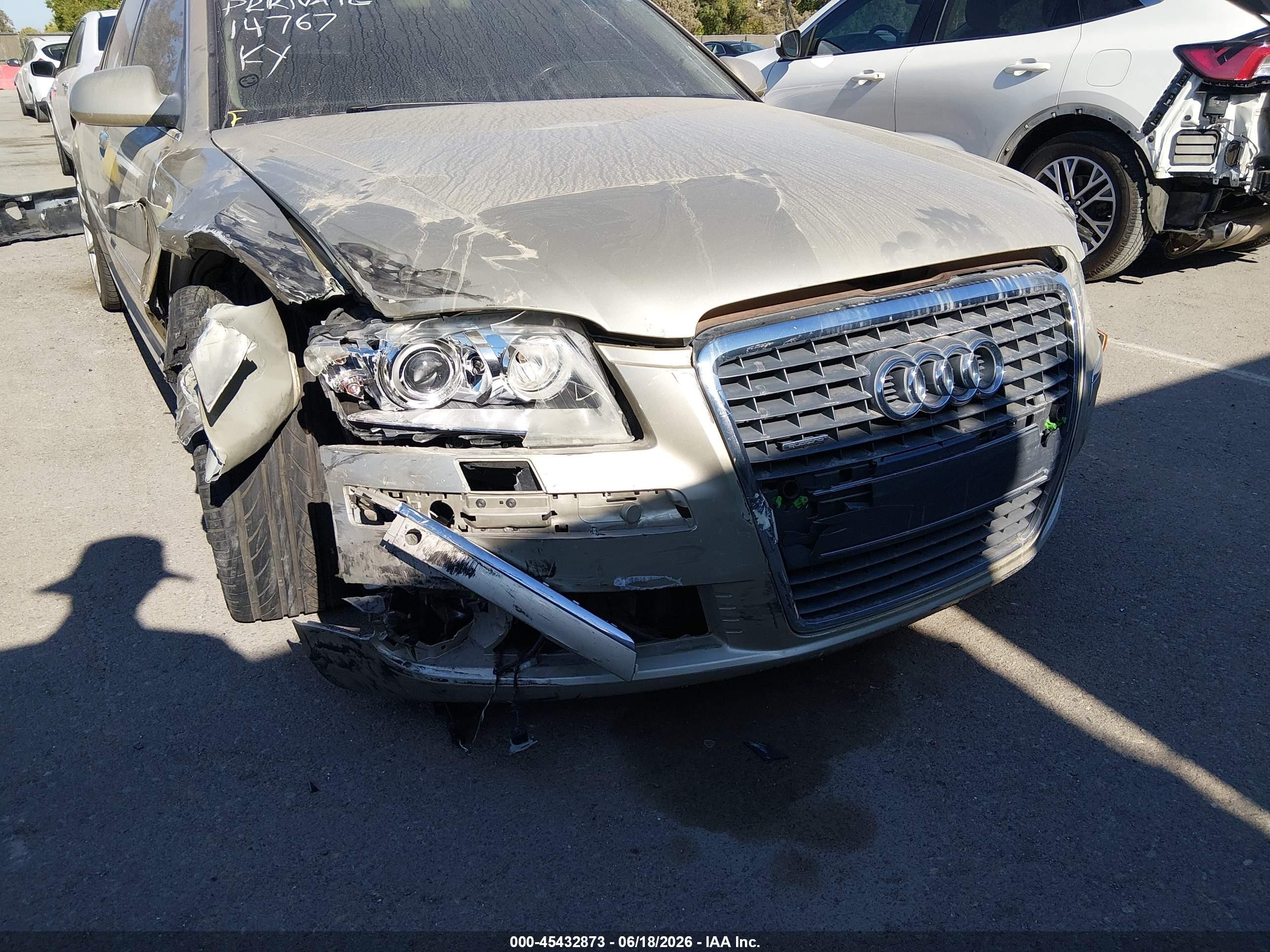 2007 Audi A8 L 4.2 Champagne vin: WAUMV44E47N014767
