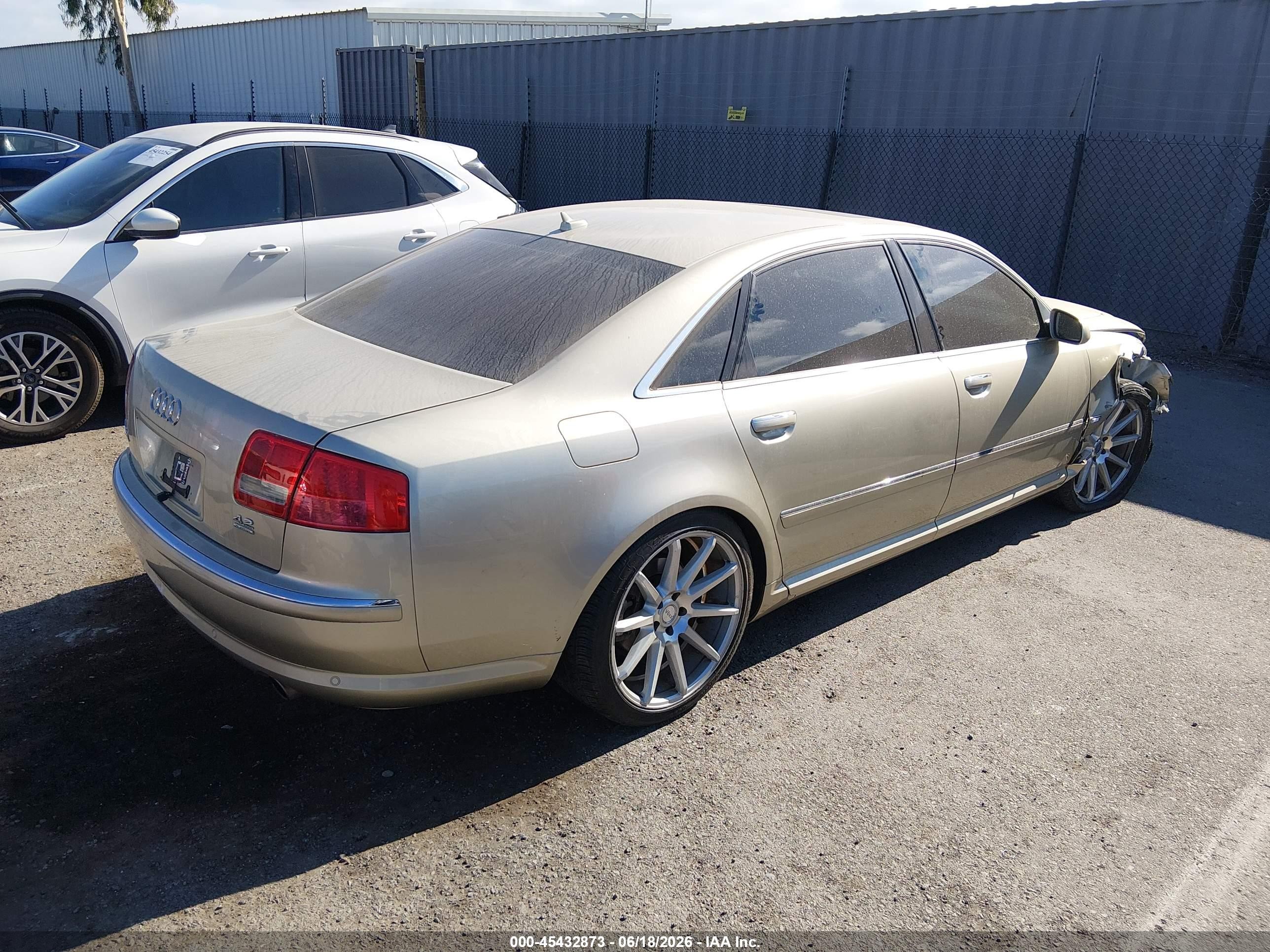2007 Audi A8 L 4.2 Champagne vin: WAUMV44E47N014767