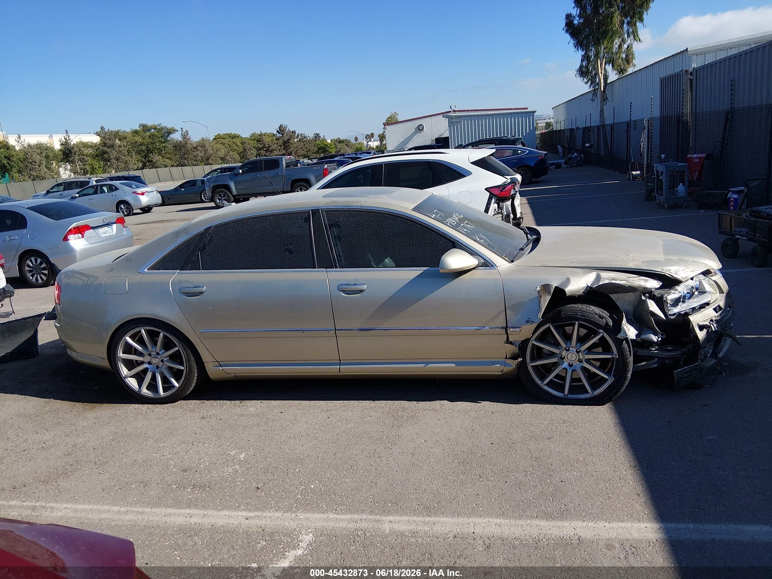 2007 Audi A8 L 4.2 Champagne vin: WAUMV44E47N014767