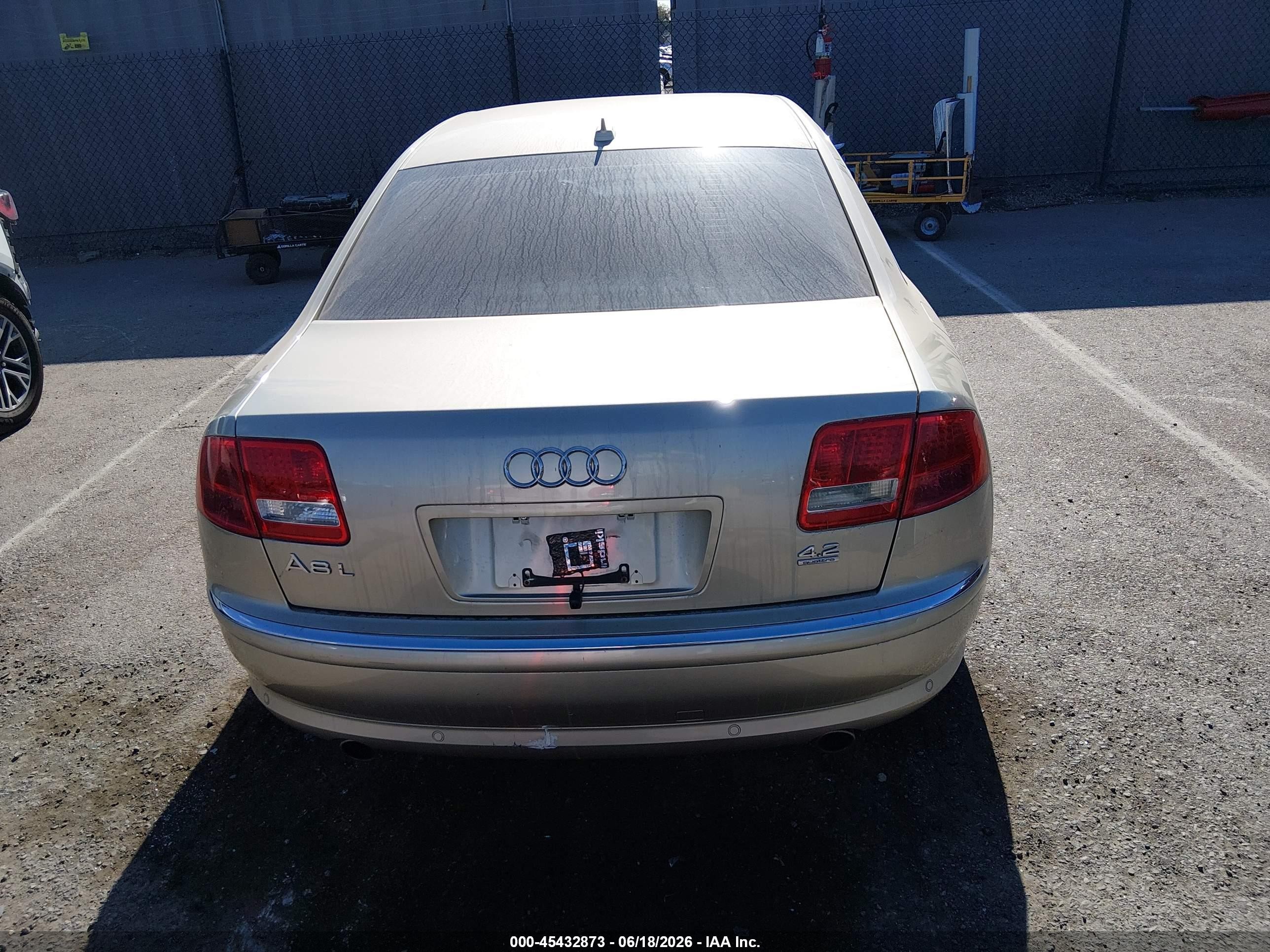 2007 Audi A8 L 4.2 Champagne vin: WAUMV44E47N014767