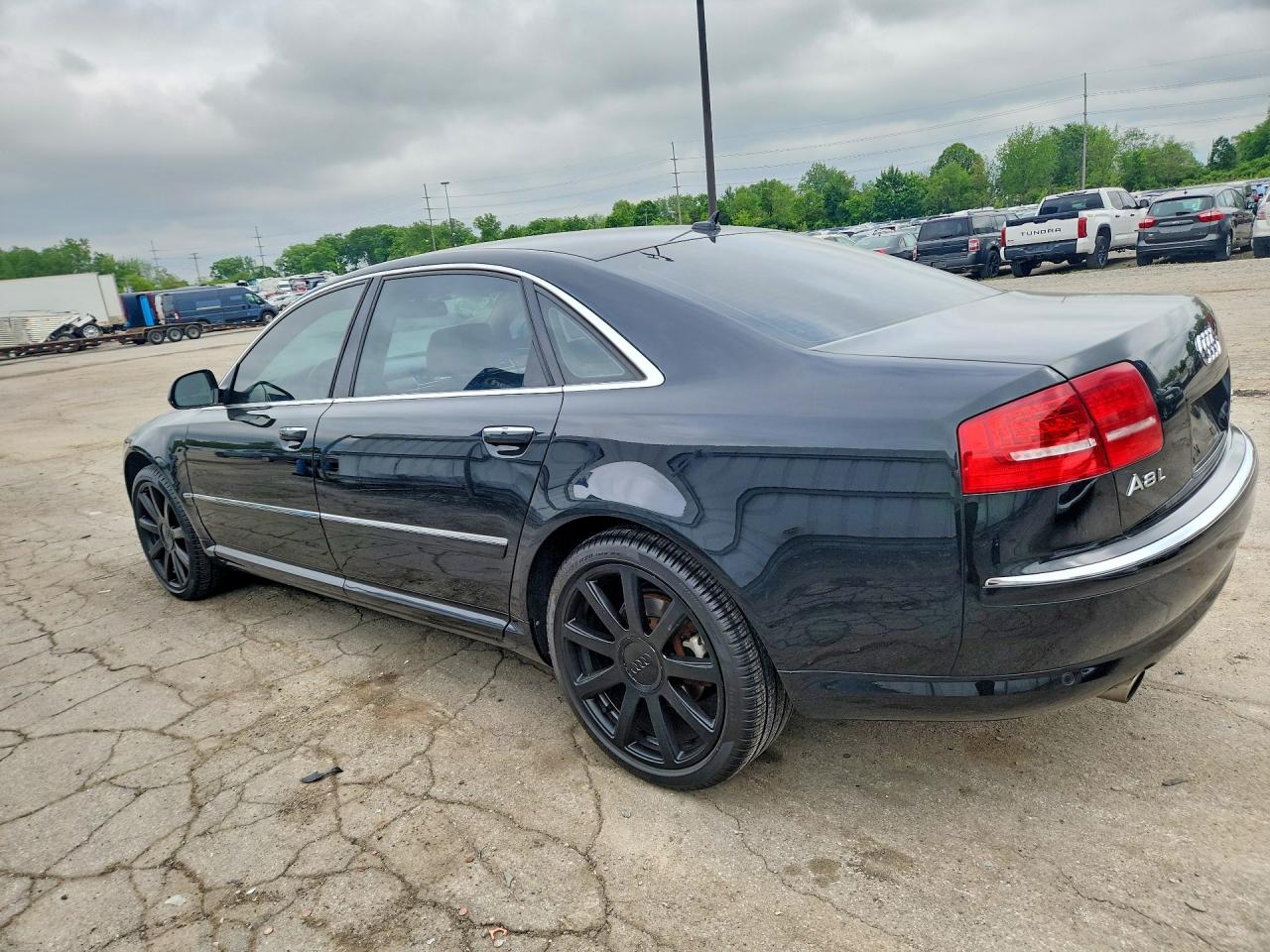 2008 Audi A8 L Quattro Black vin: WAUMV94E68N004465