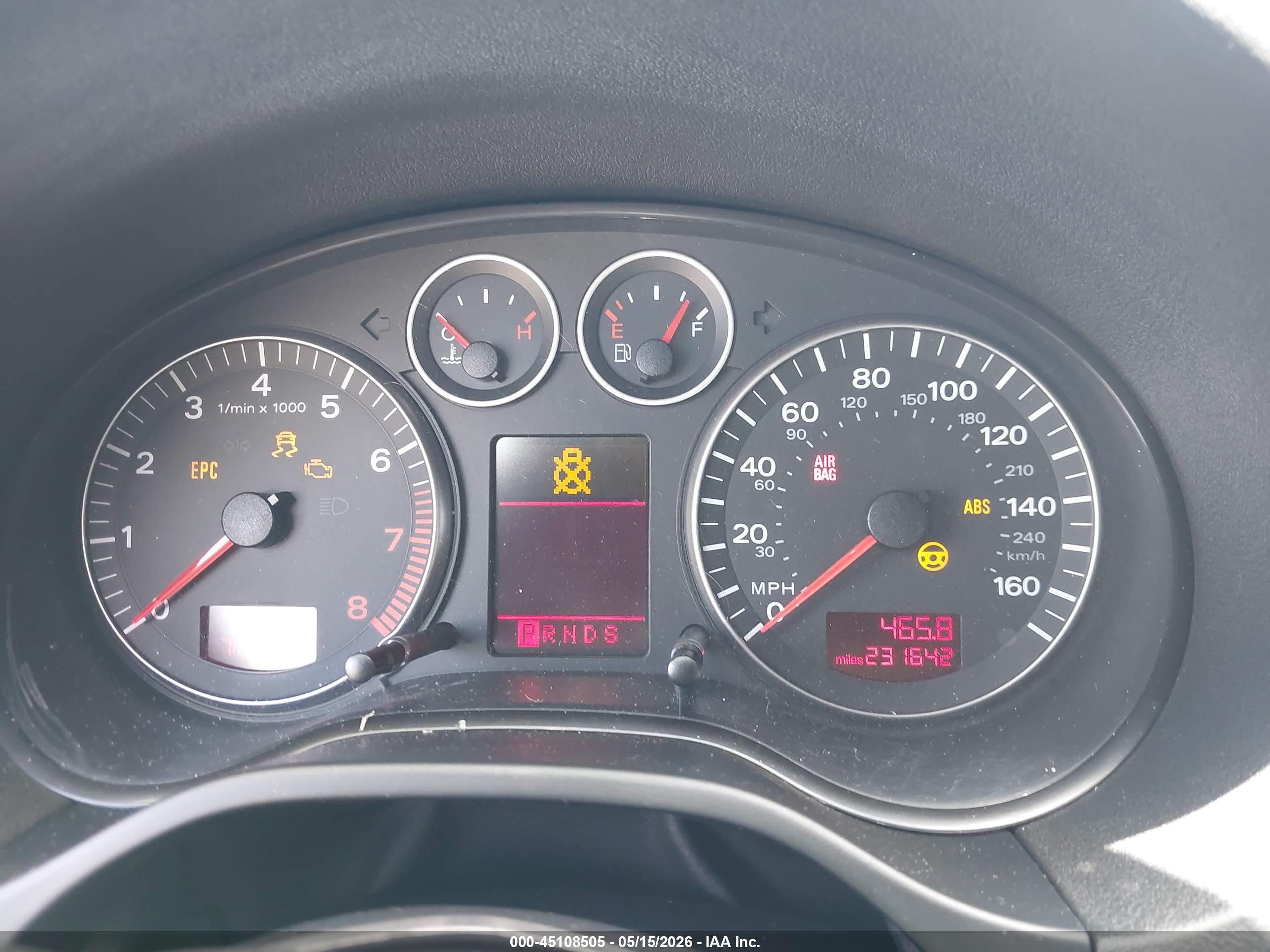 2006 Audi A3 2.0t Silver vin: WAUNF68P46A000236