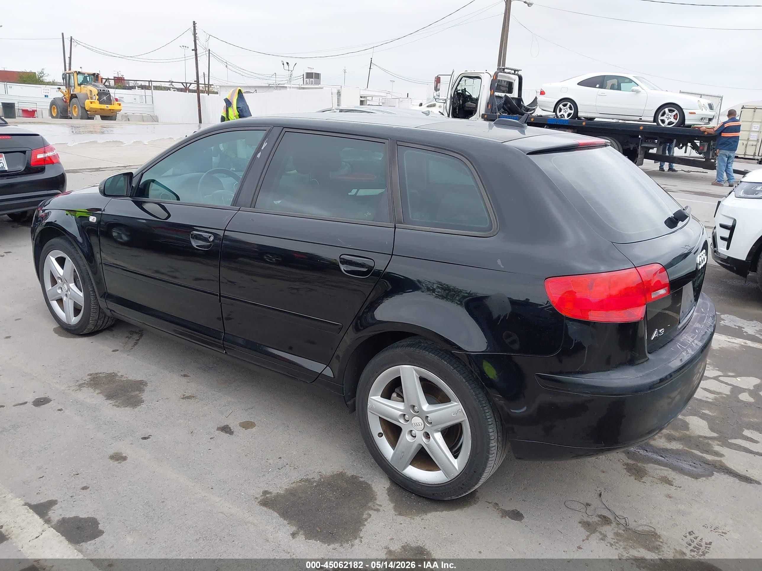 2006 Audi A3 2.0t Black vin: WAUNF68P96A001088