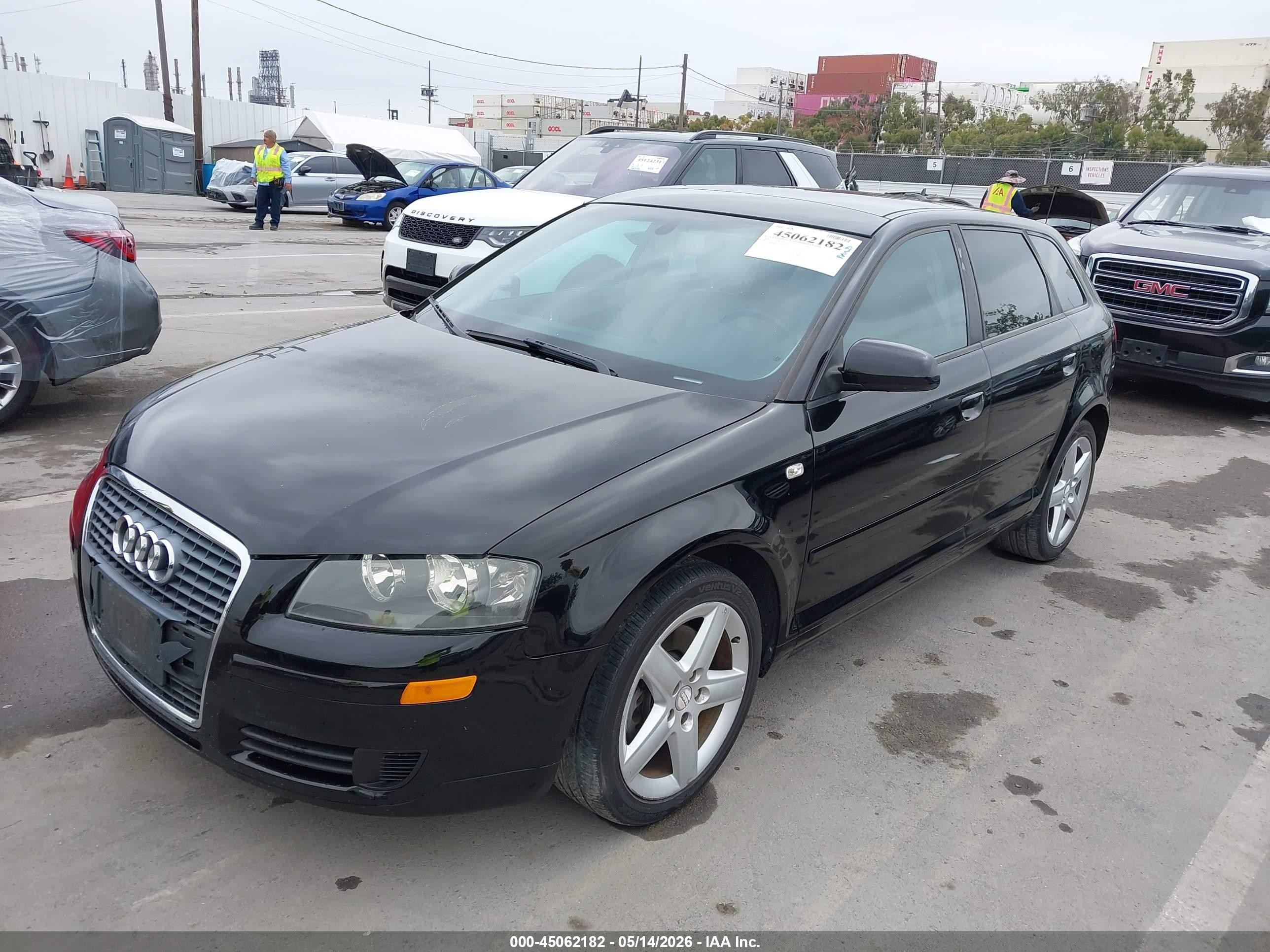 2006 Audi A3 2.0t Black vin: WAUNF68P96A001088