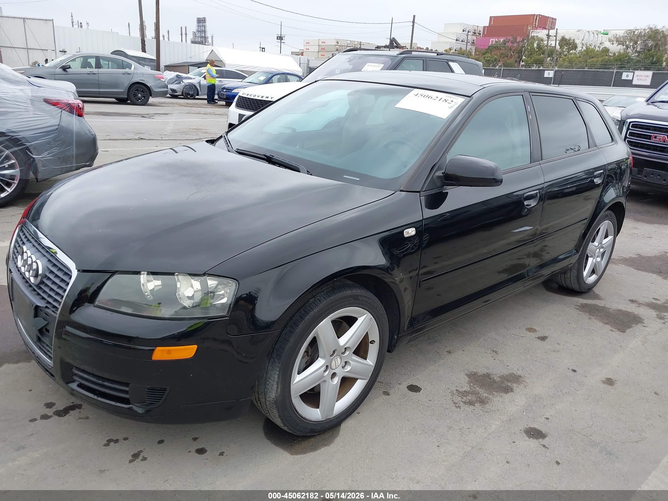2006 Audi A3 2.0t Black vin: WAUNF68P96A001088