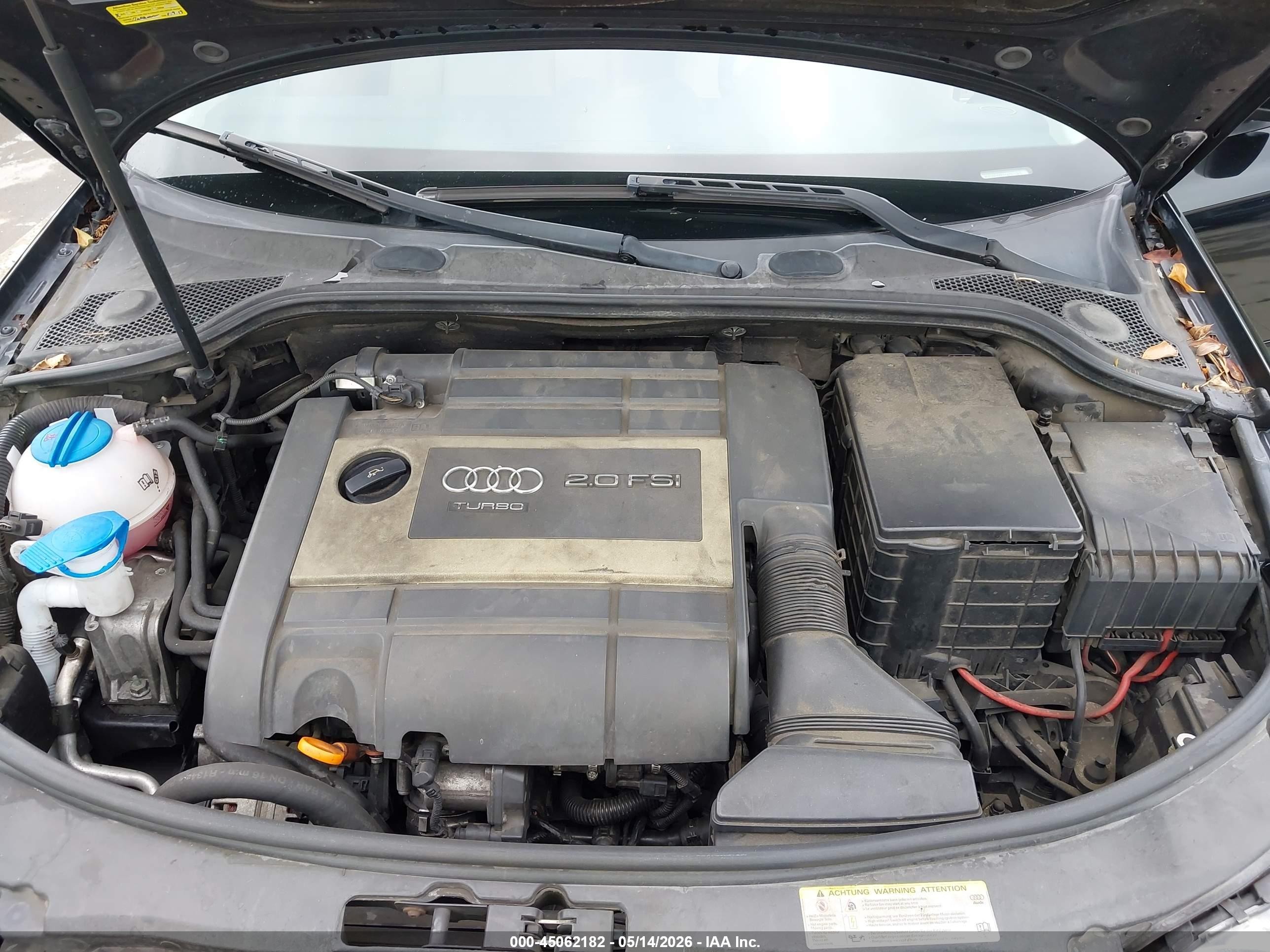 2006 Audi A3 2.0t Black vin: WAUNF68P96A001088