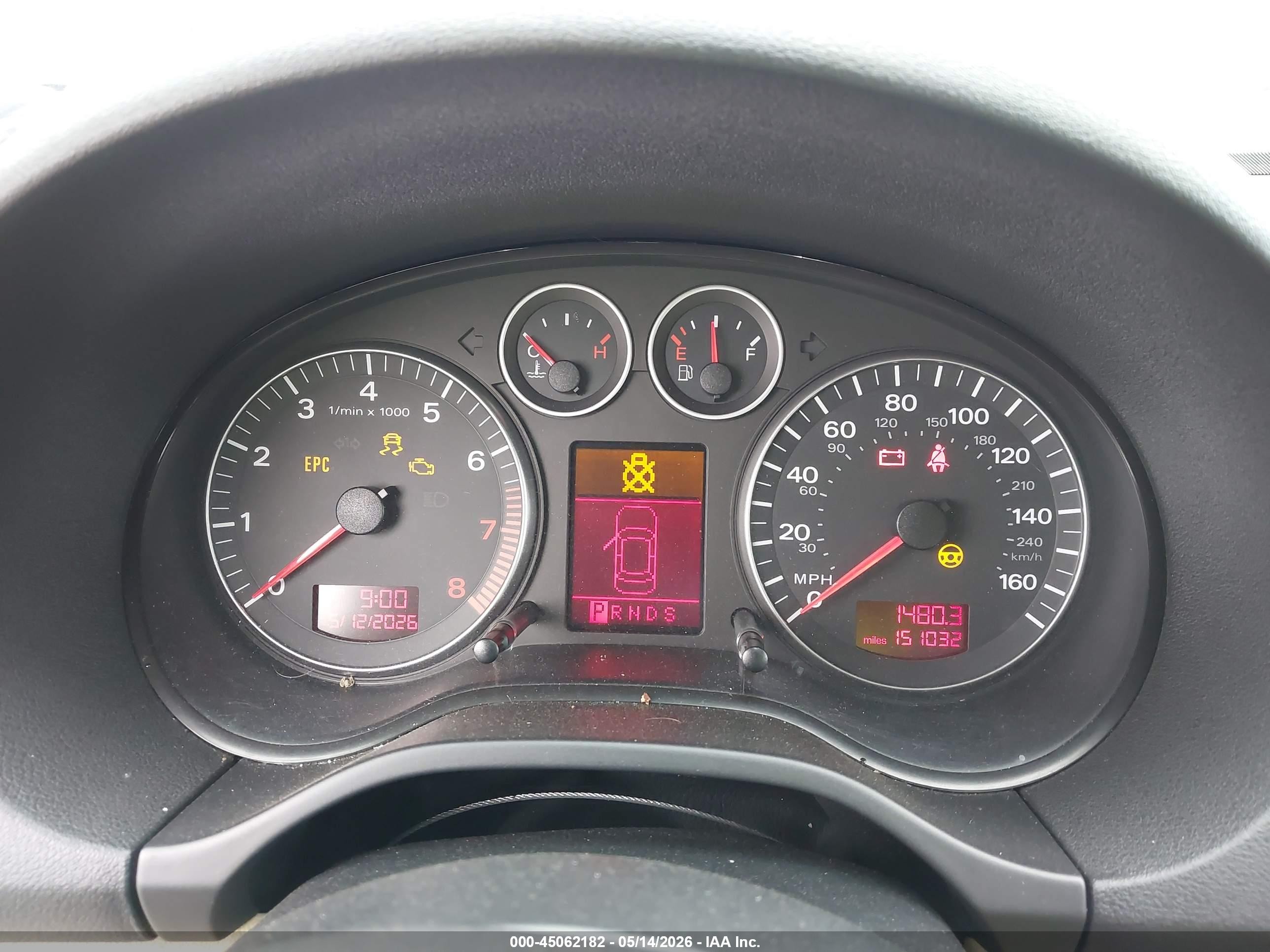 2006 Audi A3 2.0t Black vin: WAUNF68P96A001088