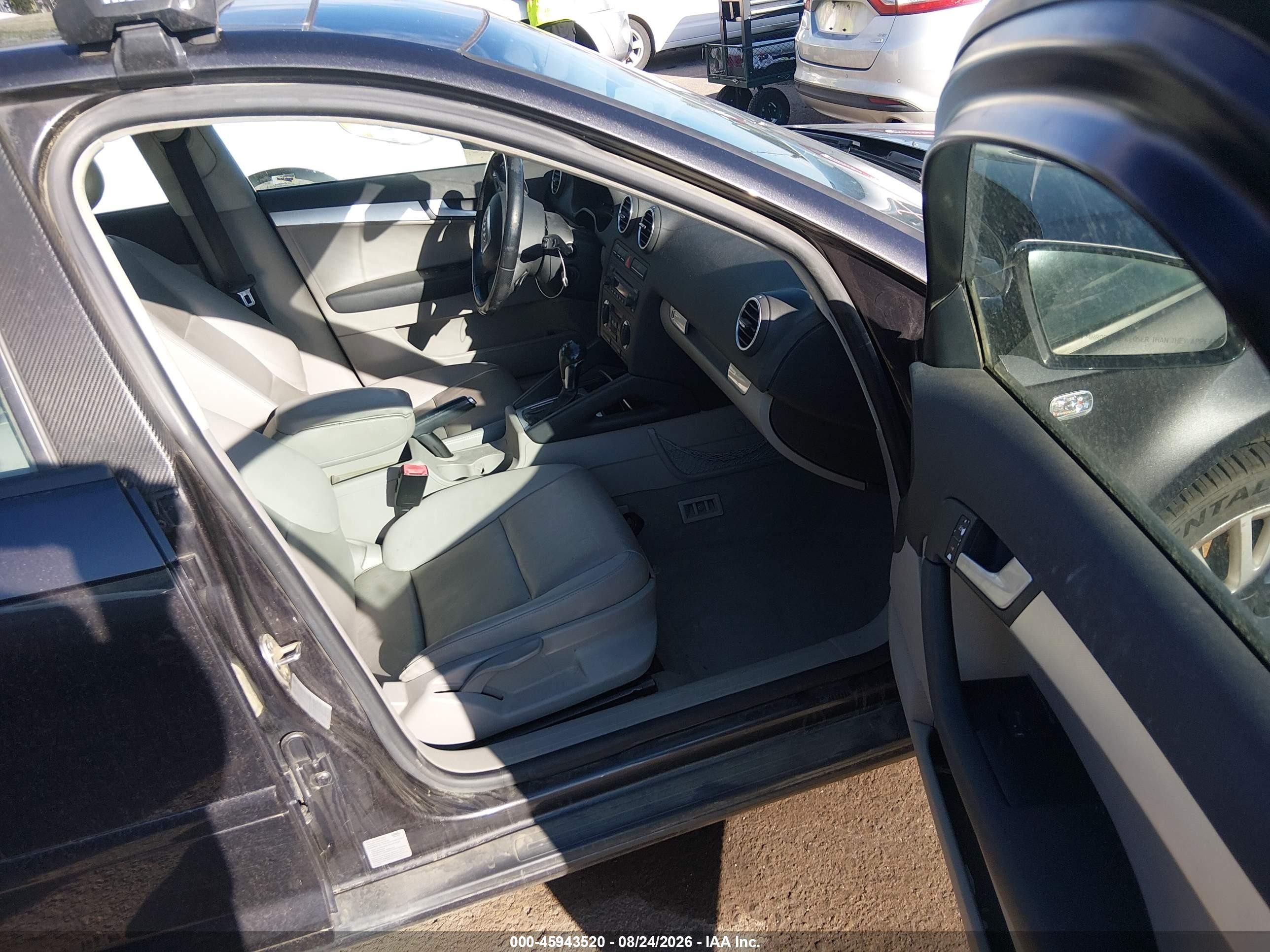 2006 Audi A3 2.0t Black vin: WAUNF78P06A027245