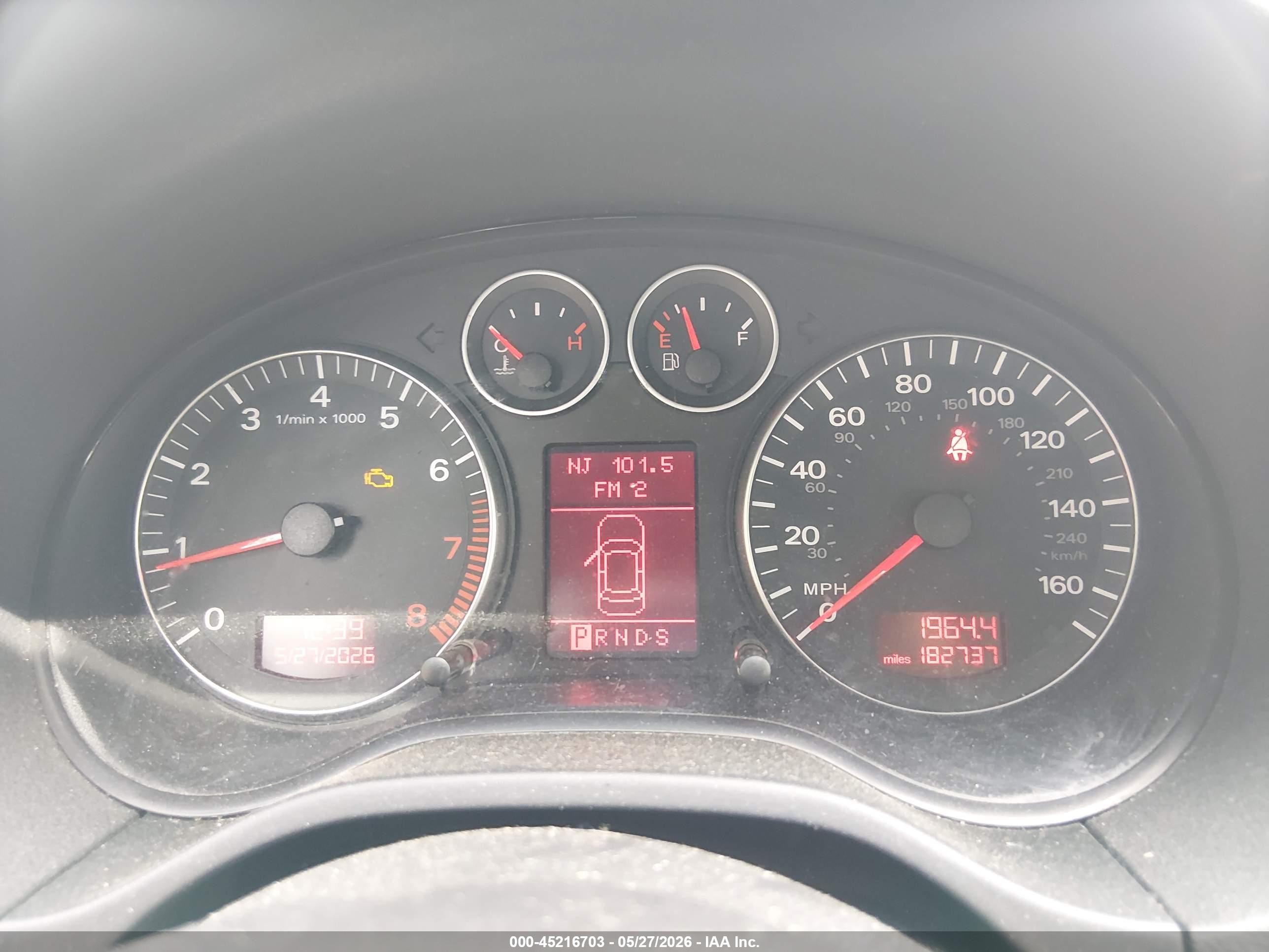 2006 Audi A3 2.0t Gray vin: WAUNF78P46A064573