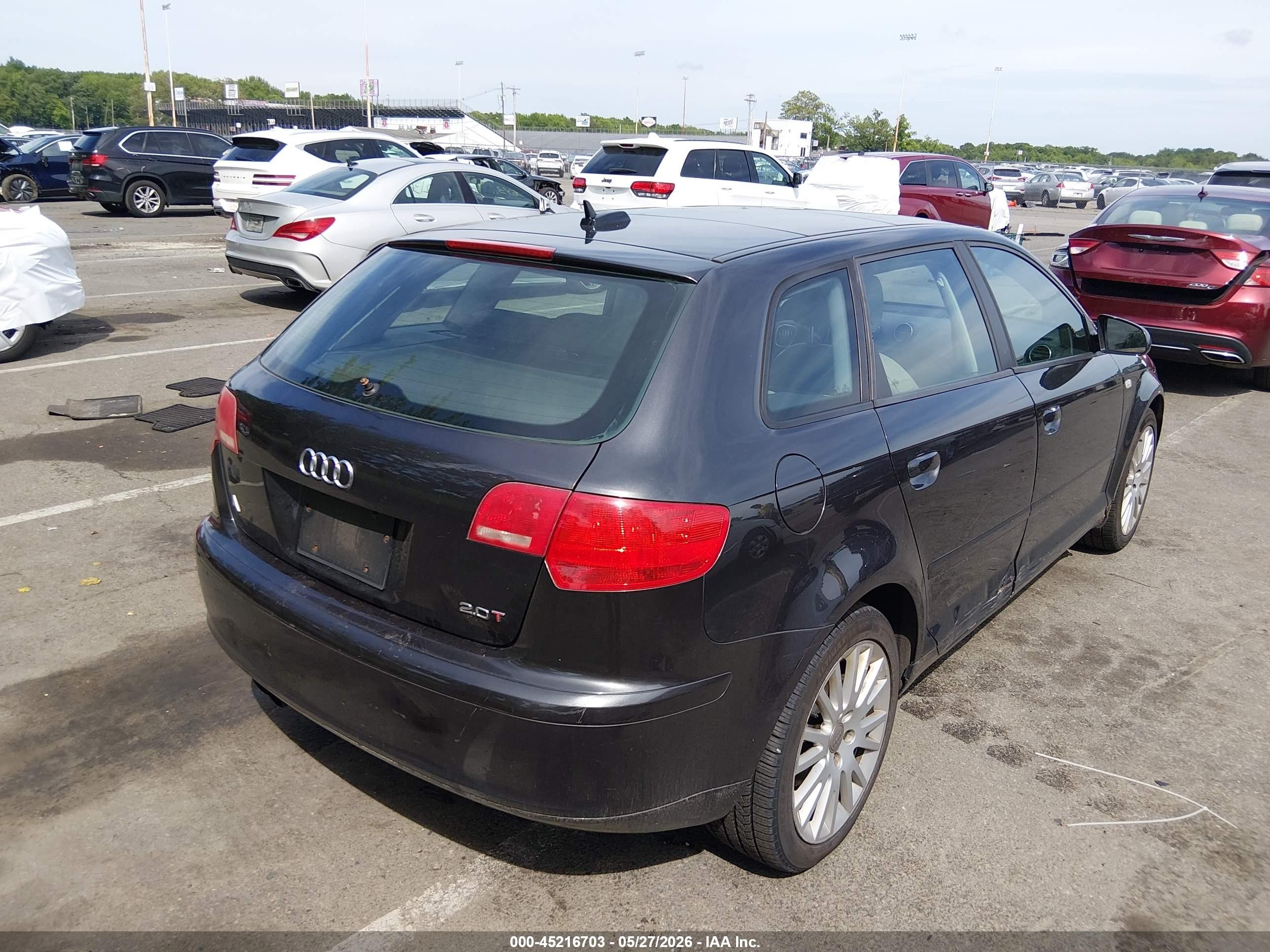2006 Audi A3 2.0t Gray vin: WAUNF78P46A064573