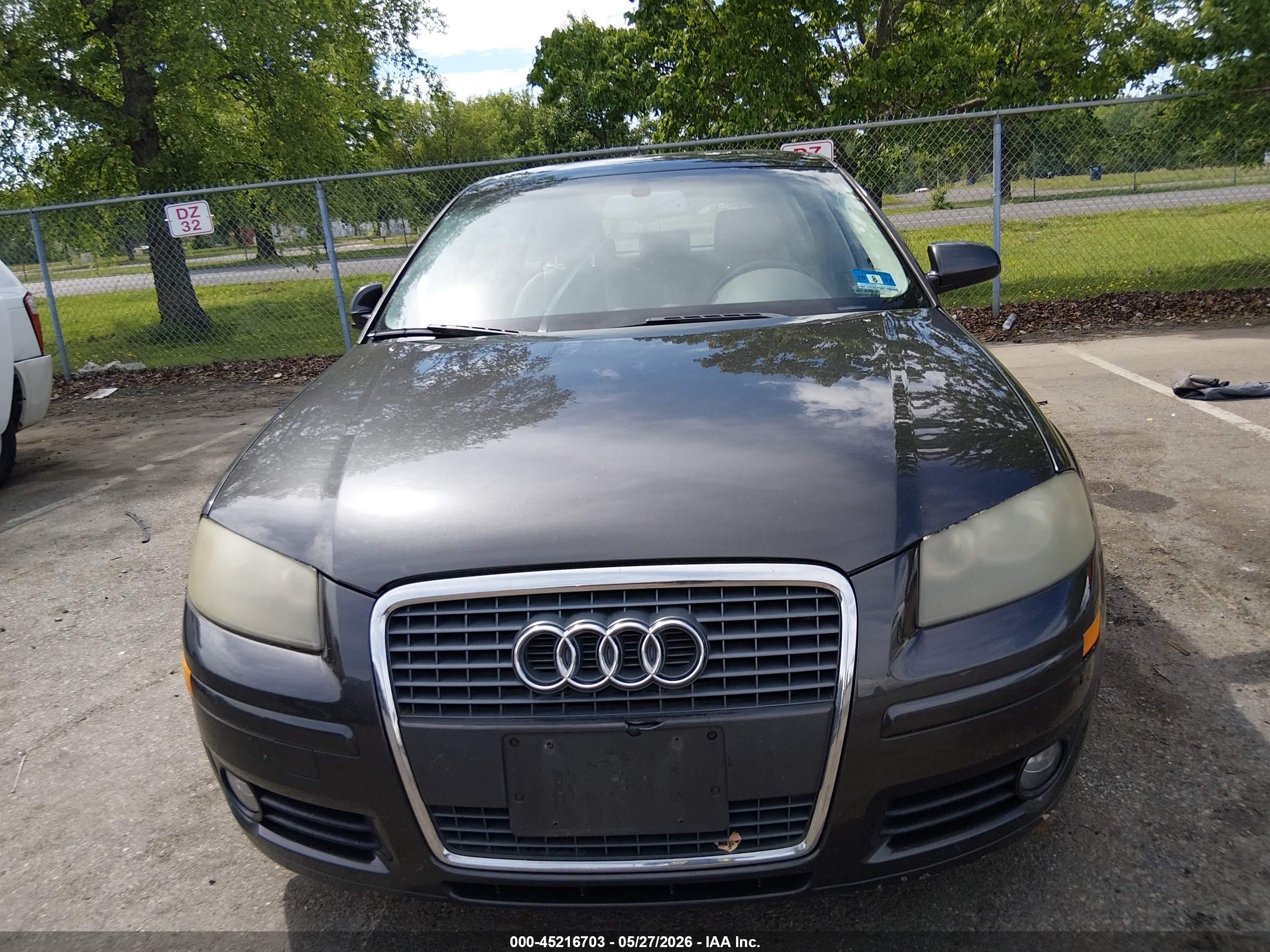 2006 Audi A3 2.0t Gray vin: WAUNF78P46A064573