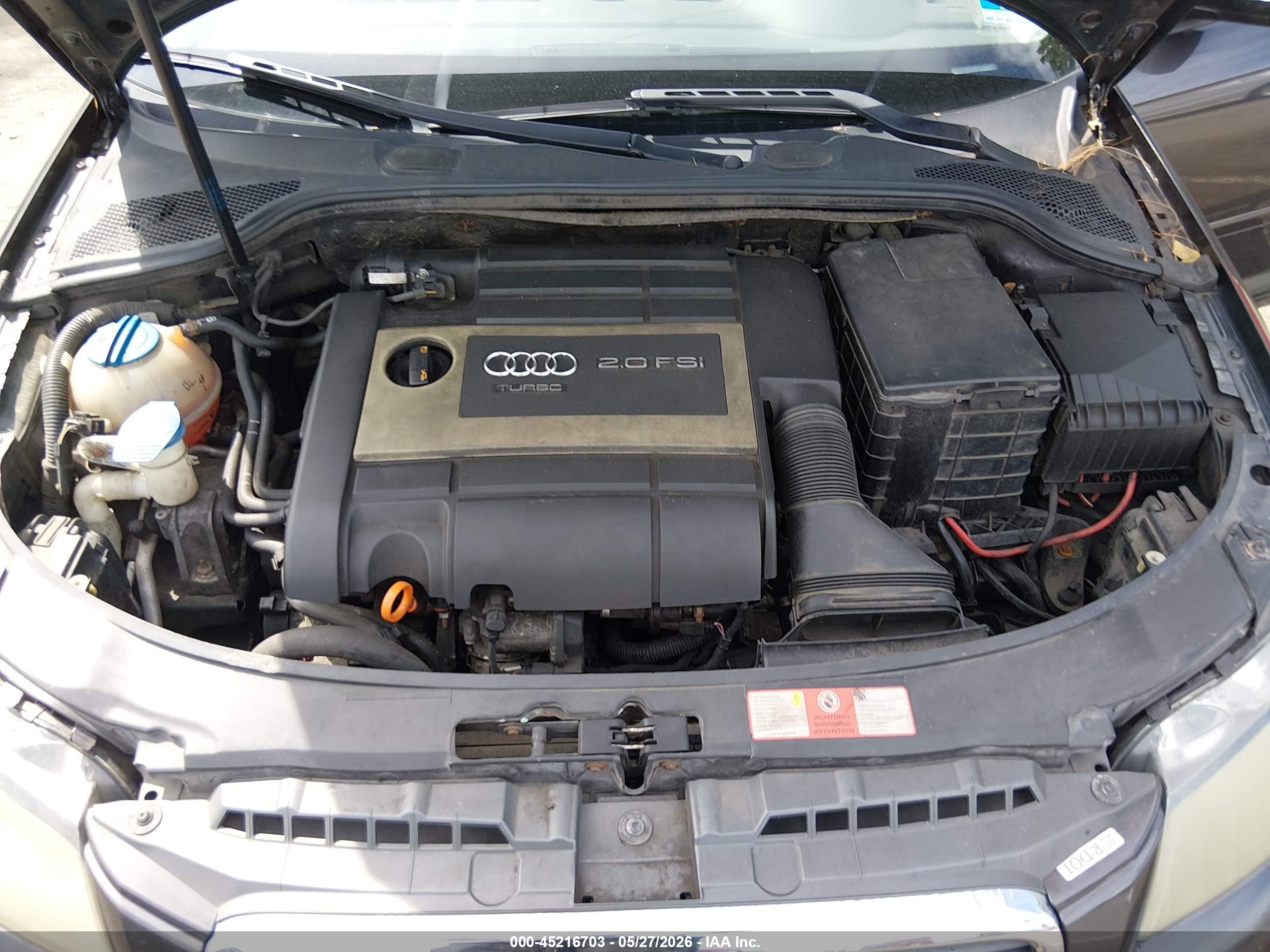 2006 Audi A3 2.0t Gray vin: WAUNF78P46A064573