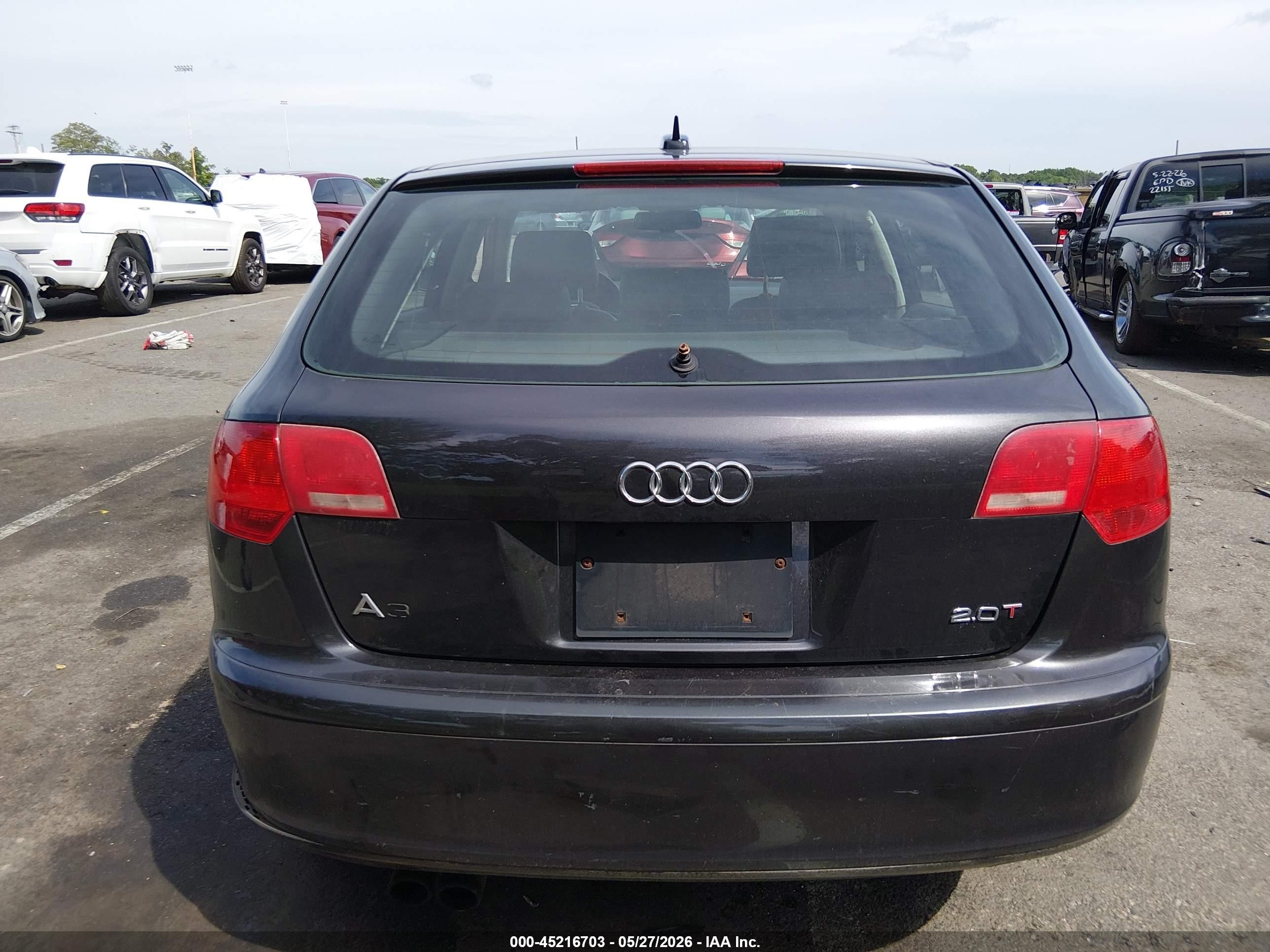 2006 Audi A3 2.0t Gray vin: WAUNF78P46A064573